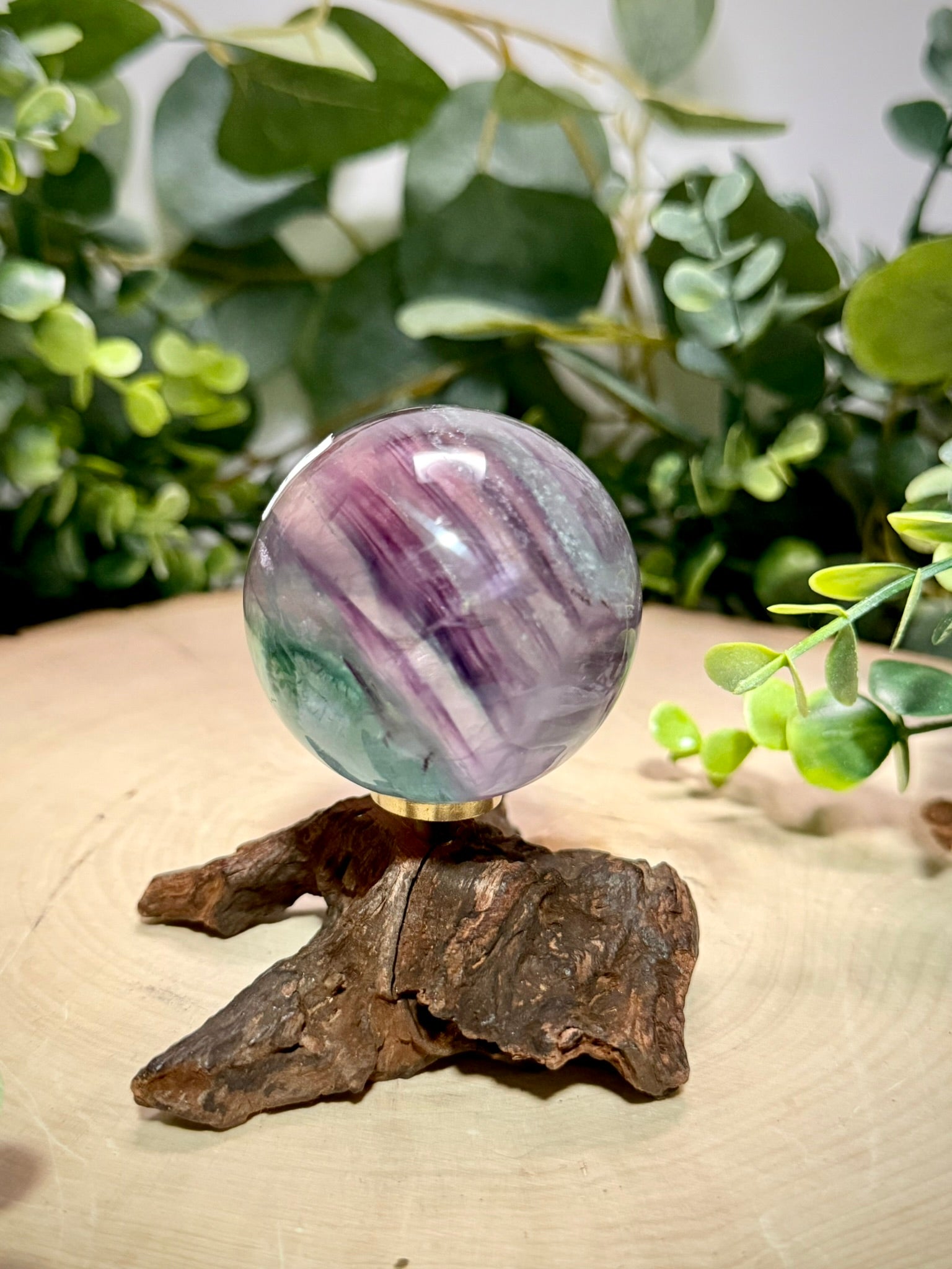 Rainbow Fluorite Spheres | Natural Polished Crystal Balls
