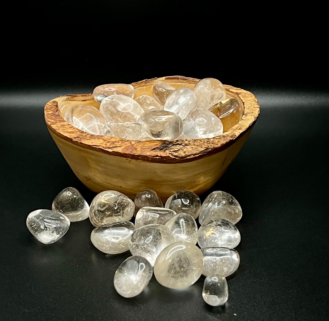 Clear Quartz Tumbles