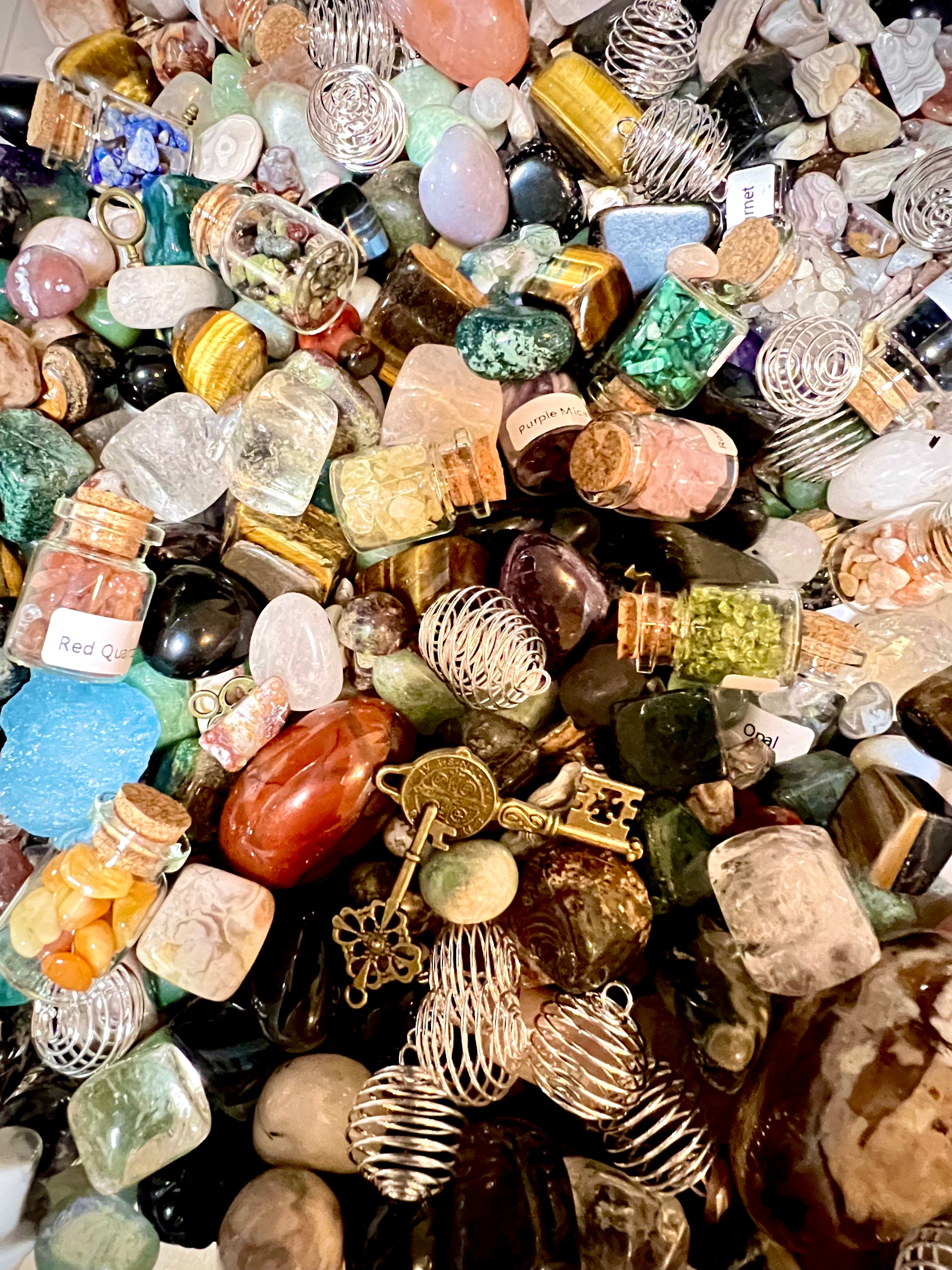 Mystery Crystal Tumble Scoop | Surprise Crystal Mix & Tumbles - Still Water Crystals