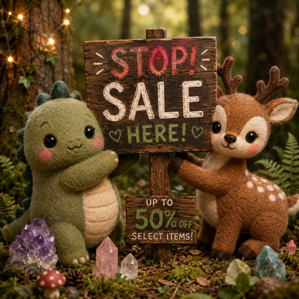 Crystal Clearance | 30–50% Off