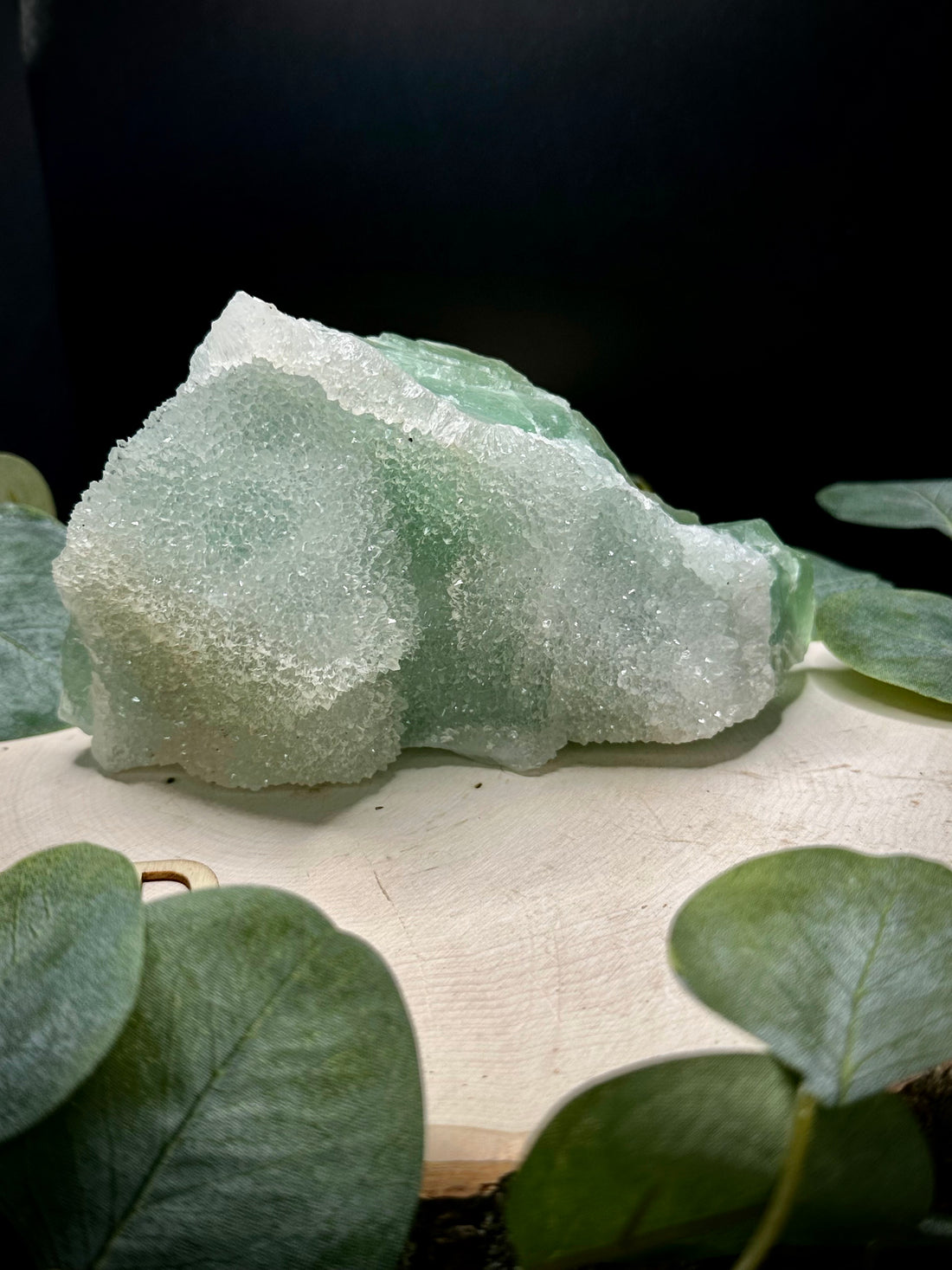 Raw Sugar Green Fluorite Statement