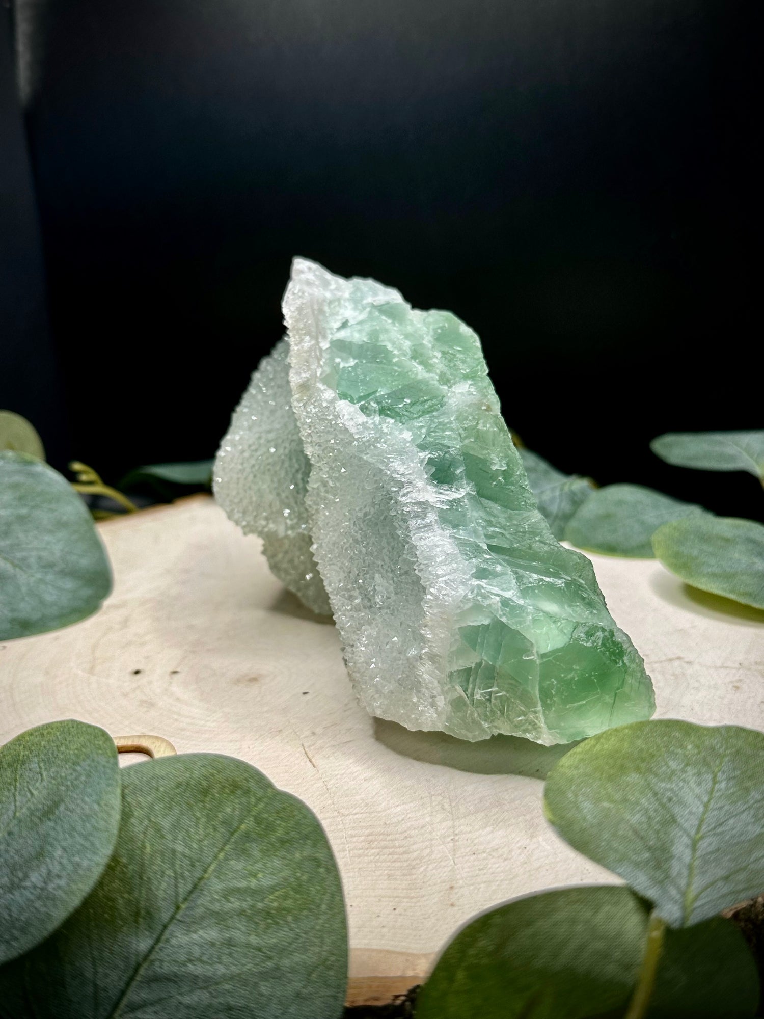 Raw Sugar Green Fluorite Statement