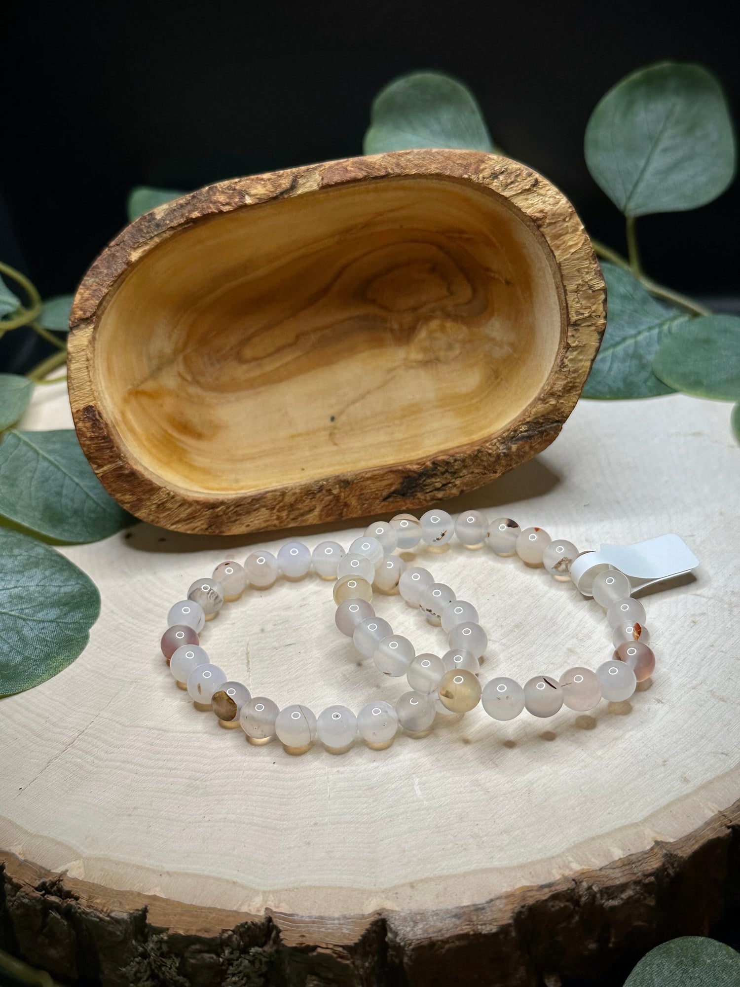 White Agate Bracelet