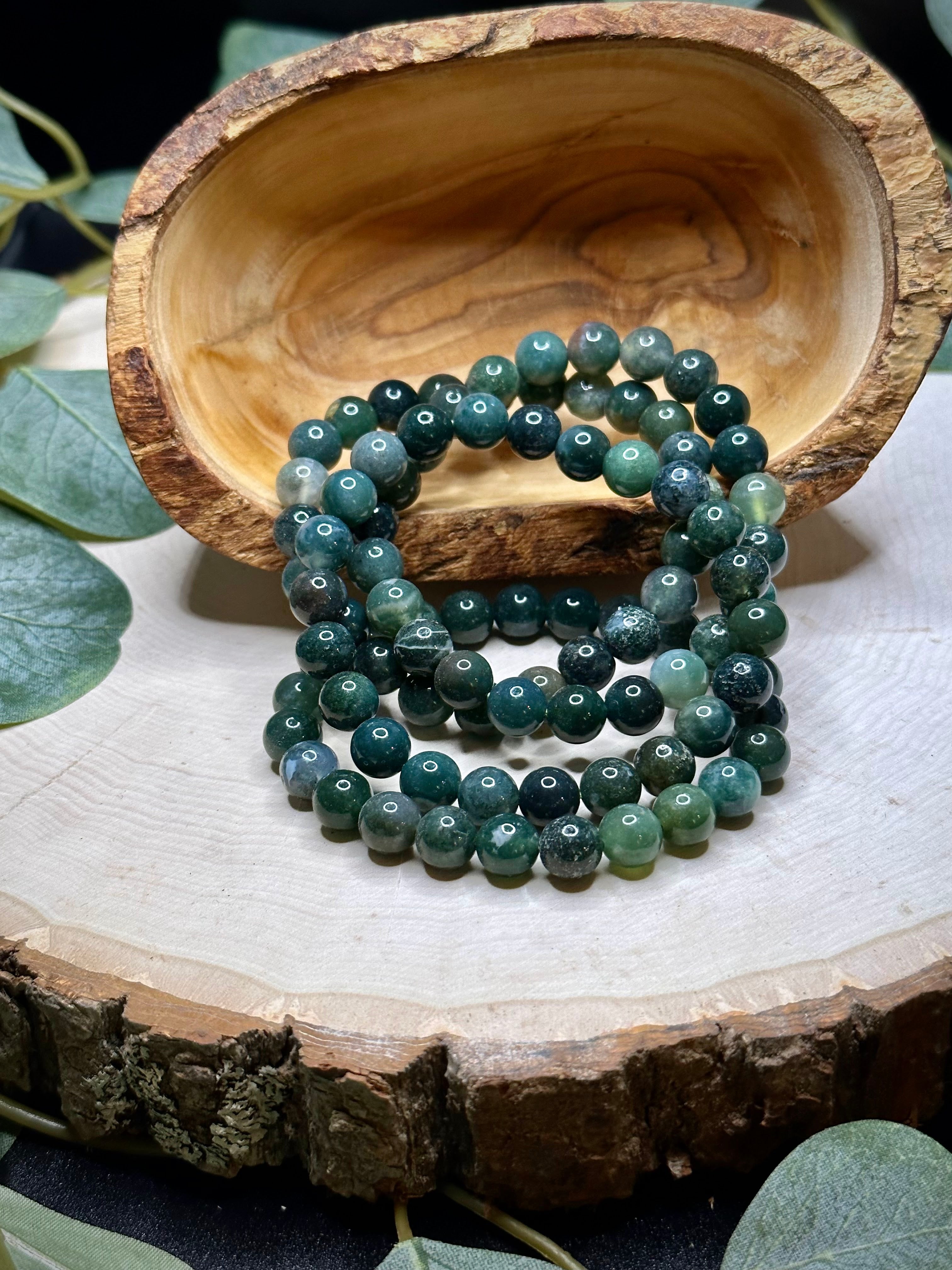 Moss Agate Bracelet