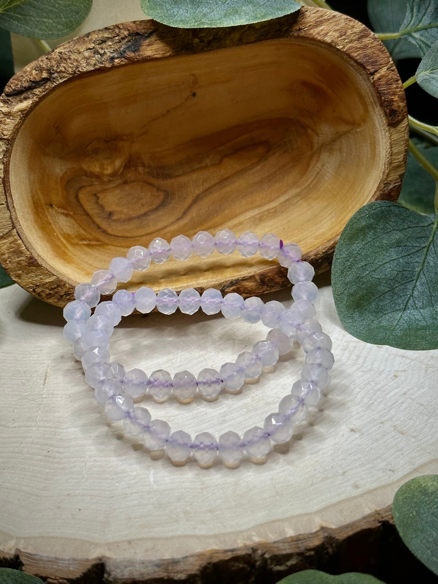 Faceted Chalcedony Bracelet