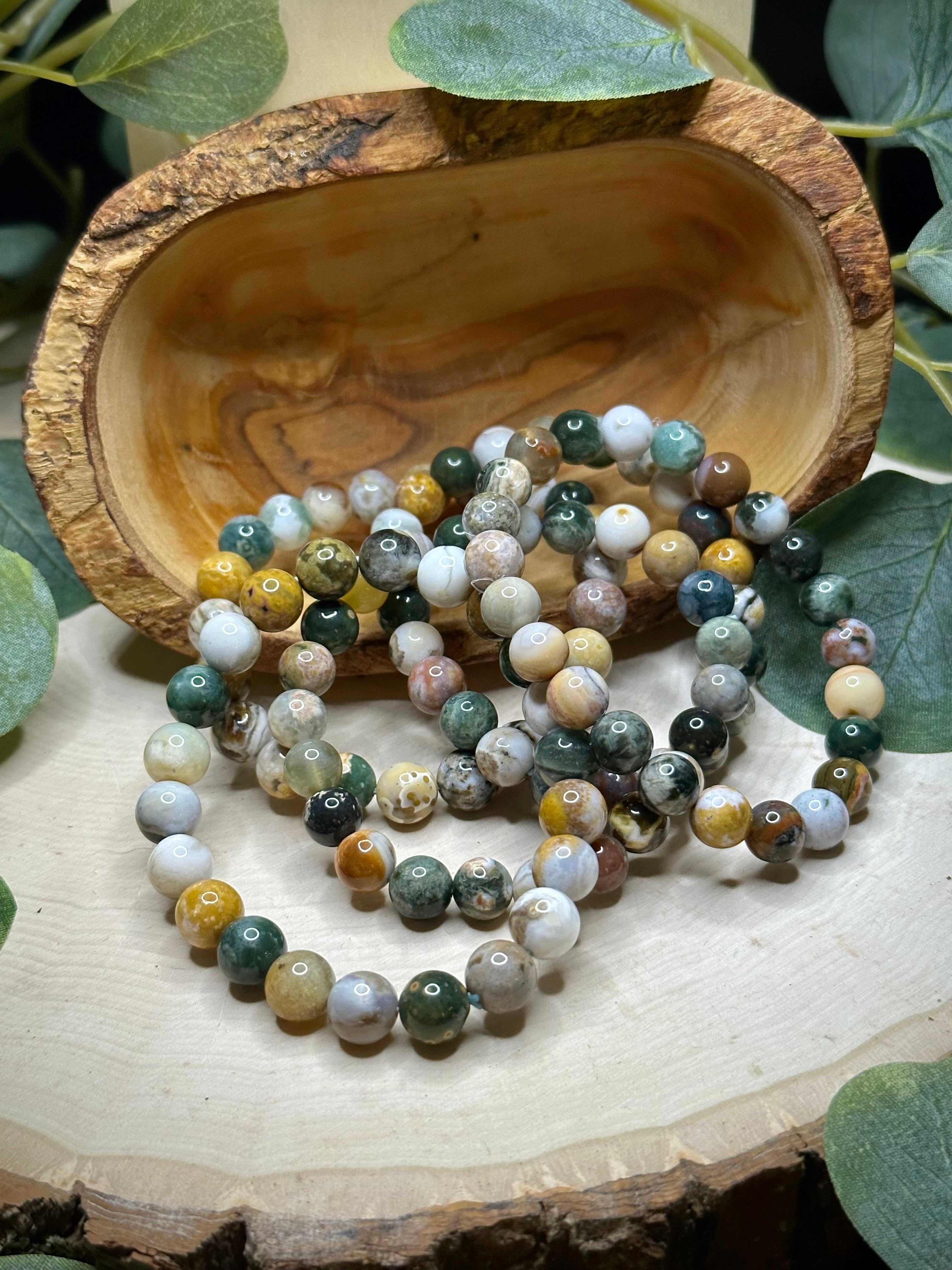 Sea Jasper 8mm Bracelet