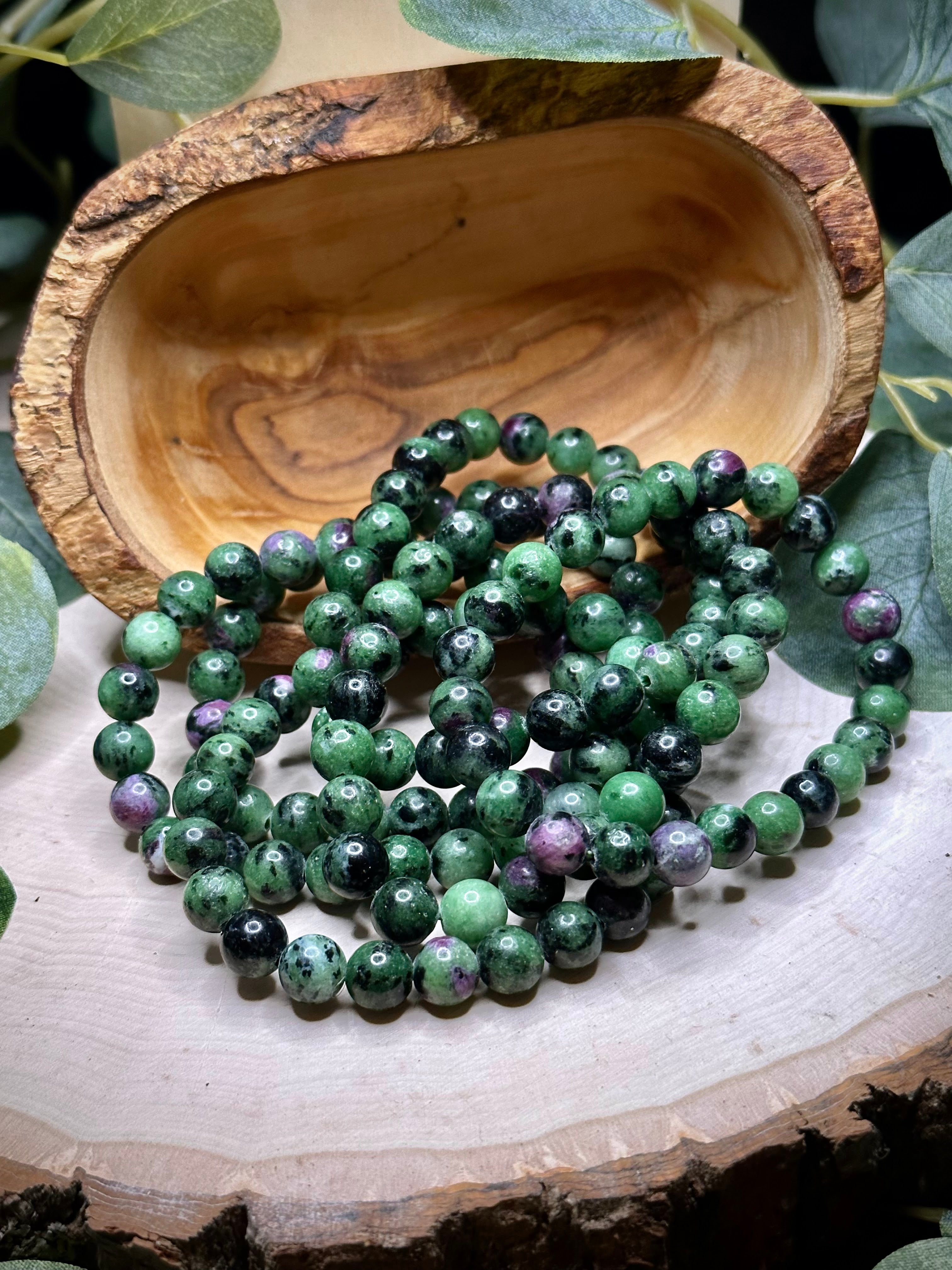 Ruby Zoisite Bracelet