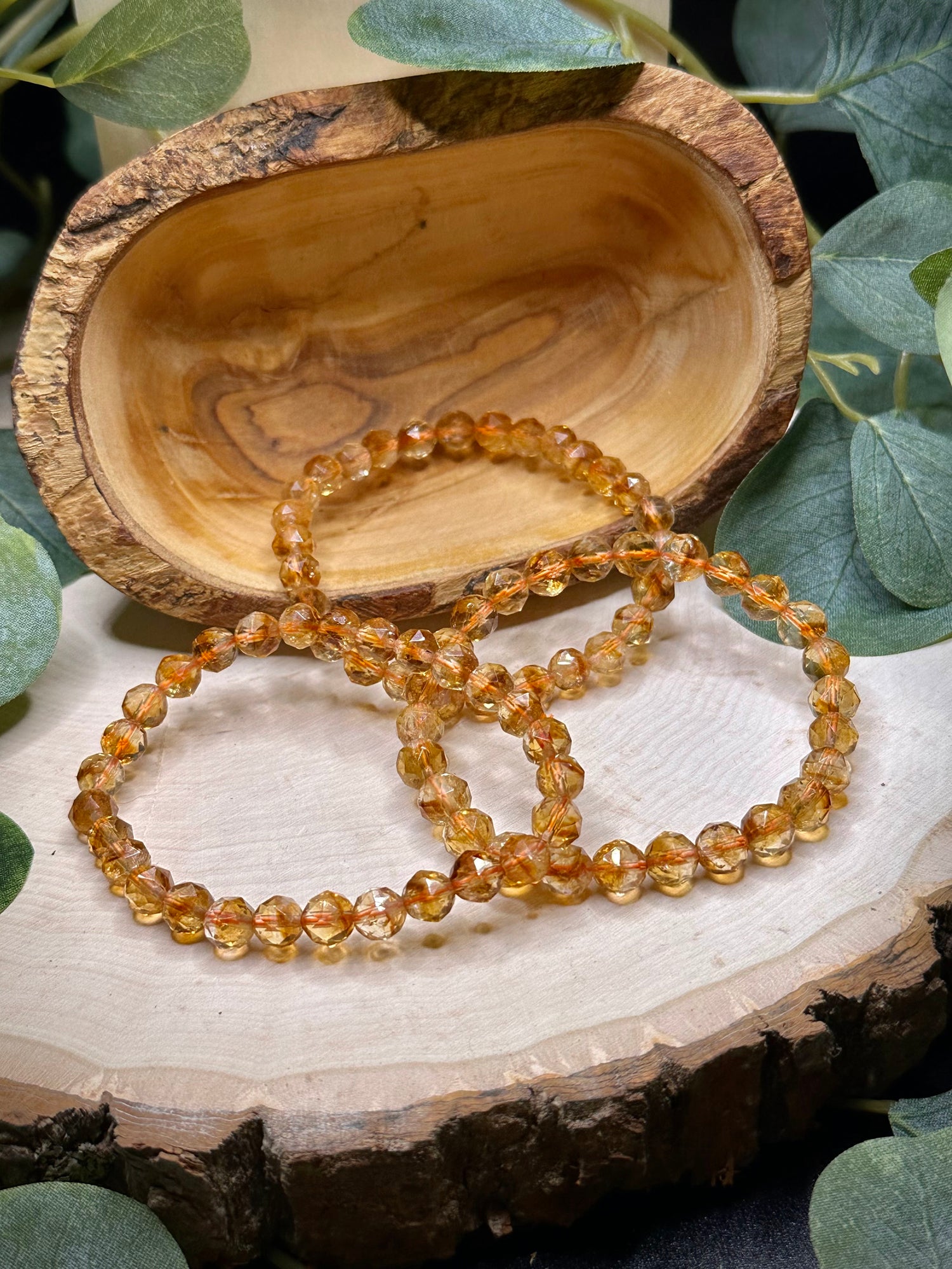 Citrine Faceted Bracelet