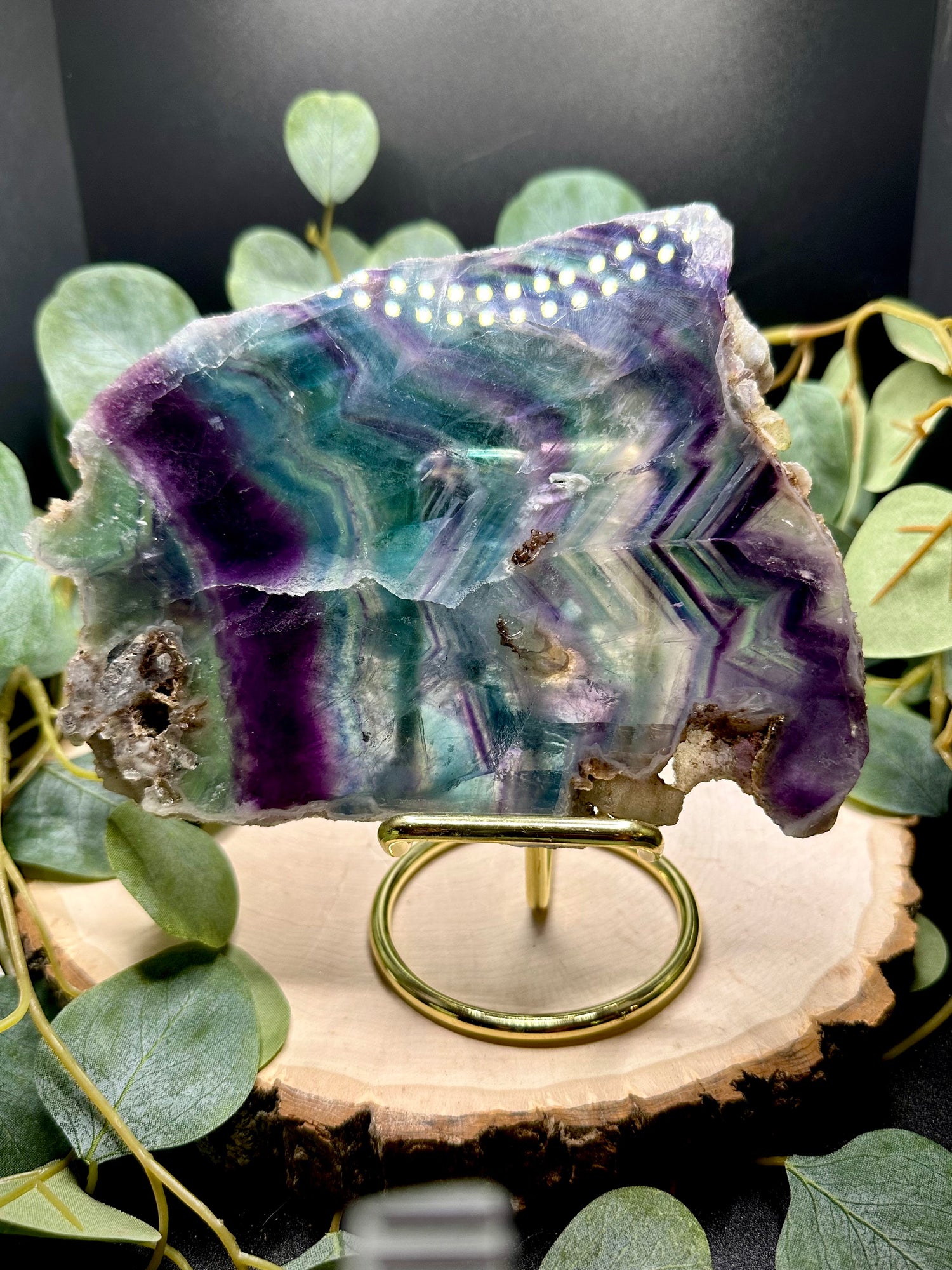 Rainbow Fluorite Freeform Slabs