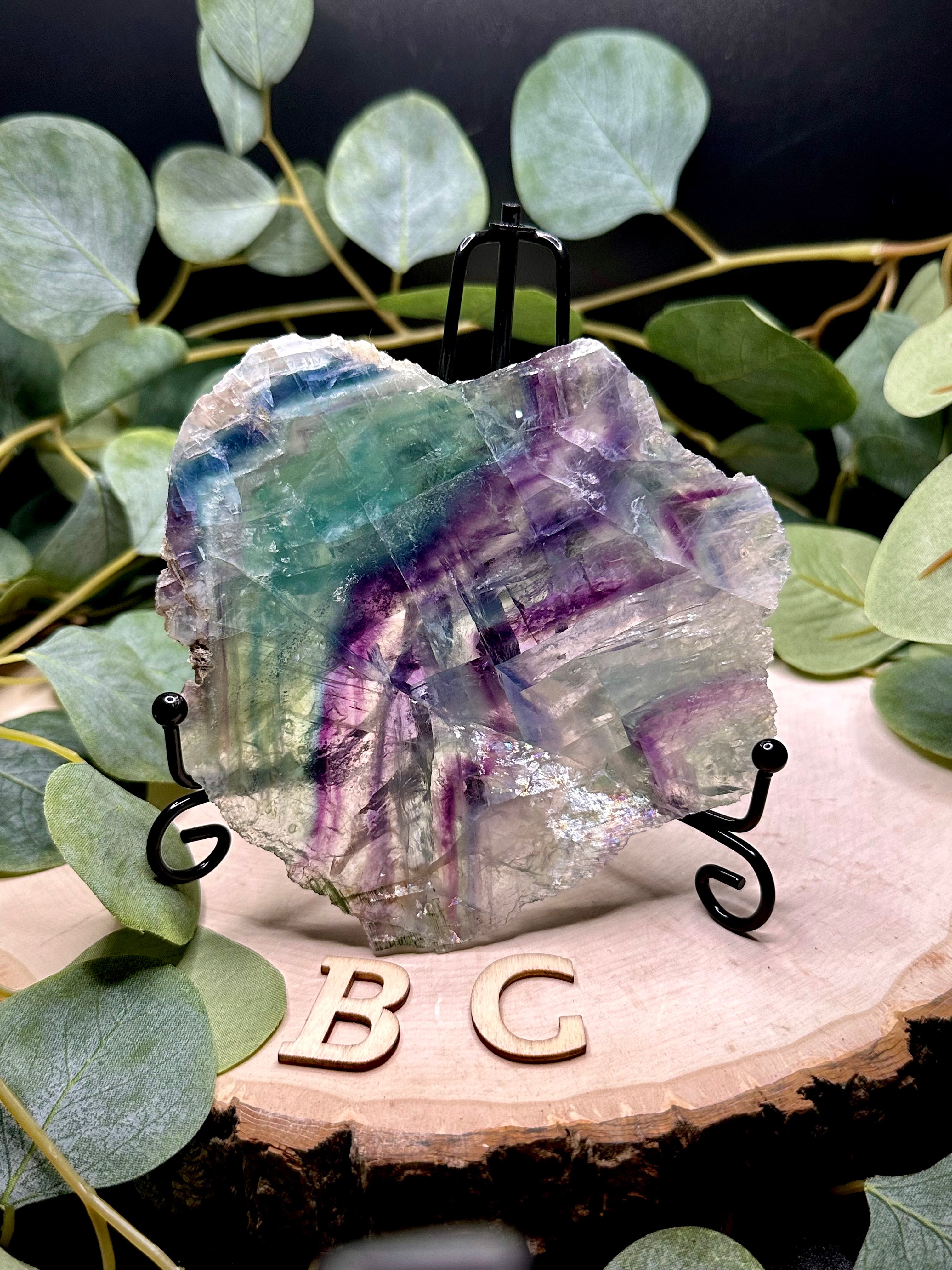 Rainbow Fluorite Freeform Slabs