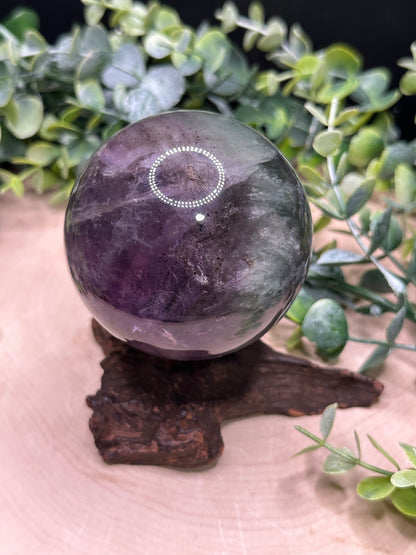 Rainbow Fluorite Spheres