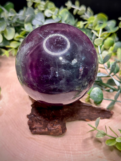 Rainbow Fluorite Spheres