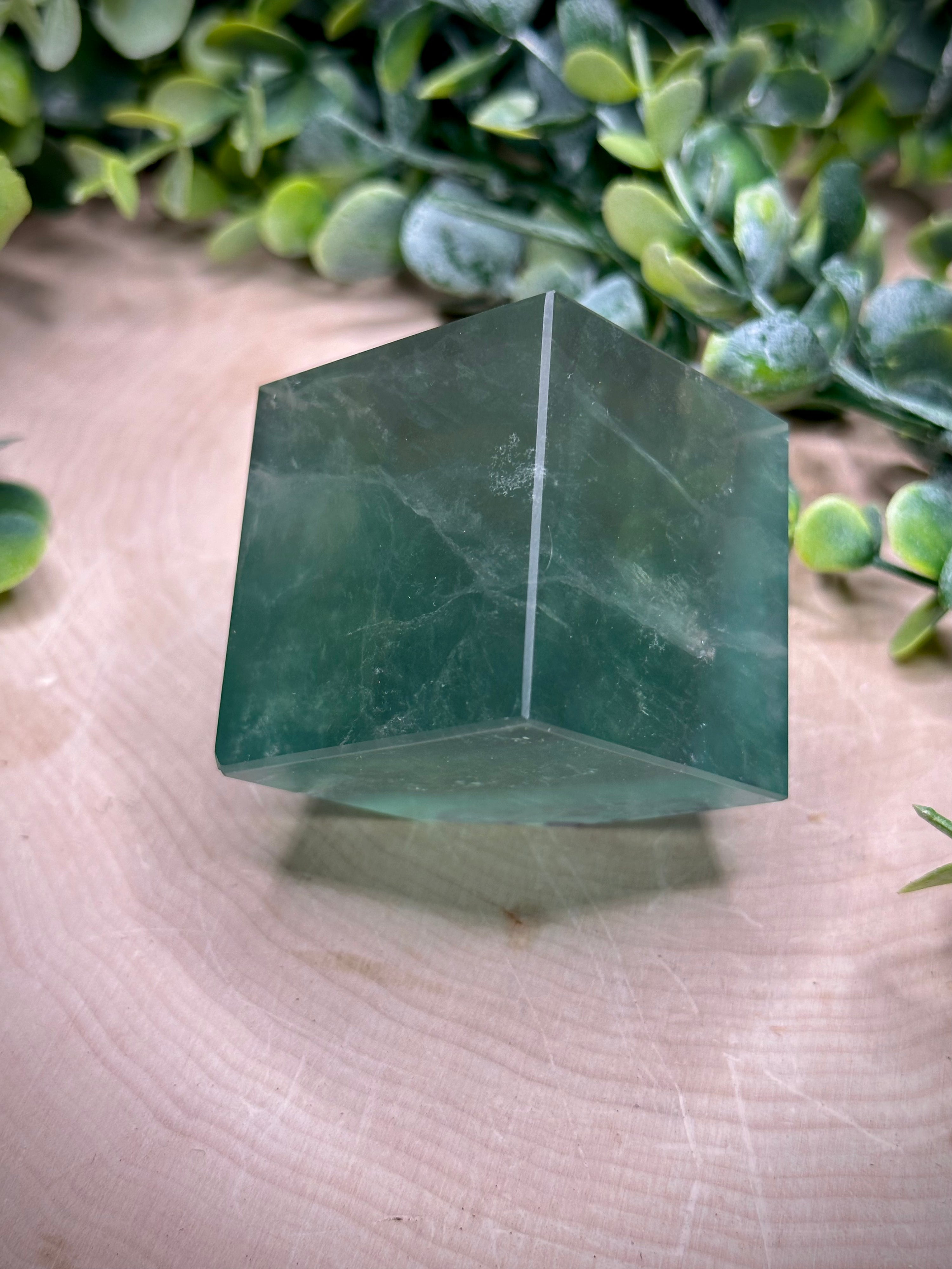 Rainbow Fluorite Floating Cubes | Large Fluorite Cube Carvings | Statemen