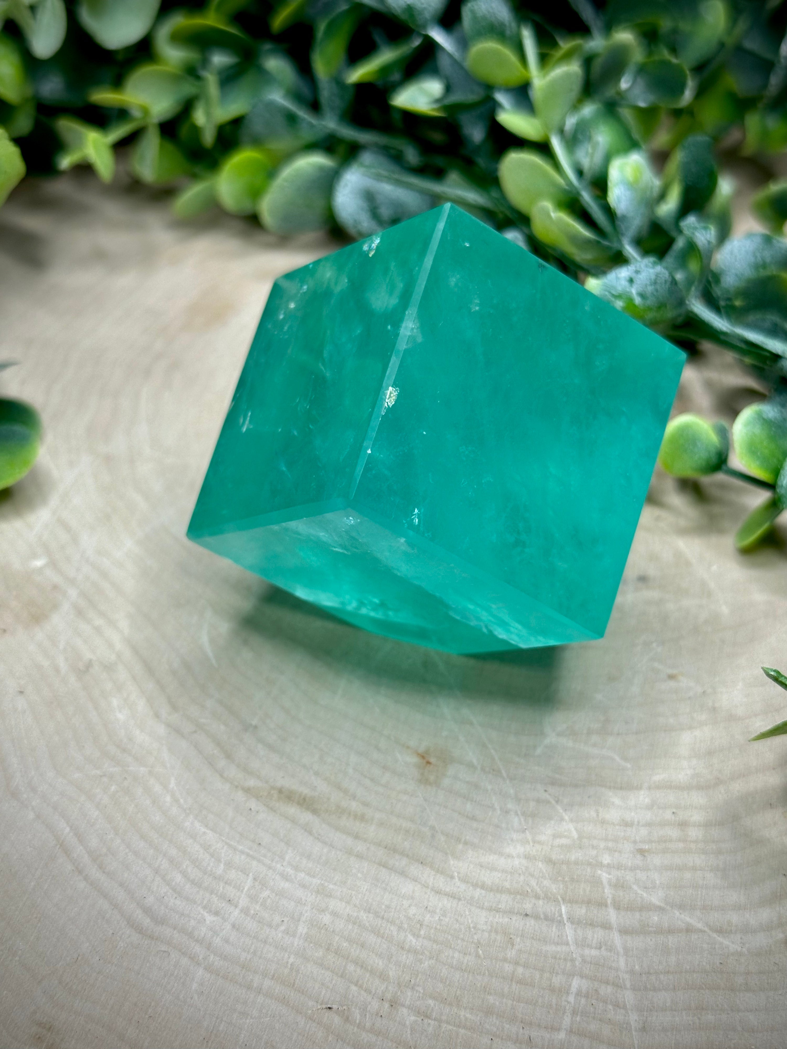 Rainbow Fluorite Floating Cubes | Large Fluorite Cube Carvings | Statemen