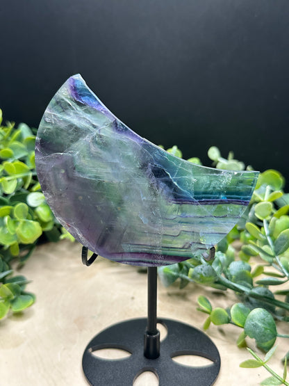 Fluorite Moon Carvings