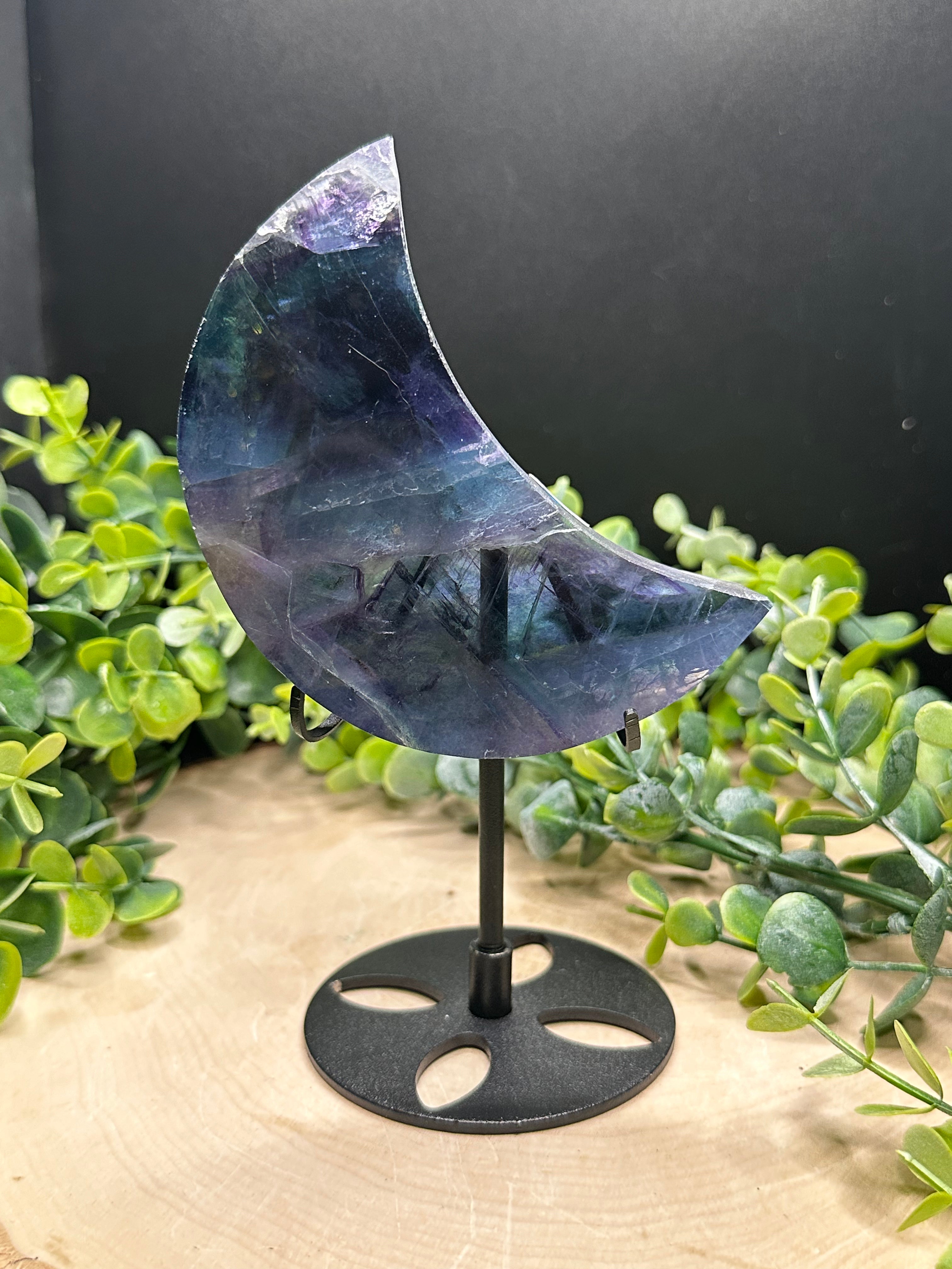 Fluorite Moon Carvings