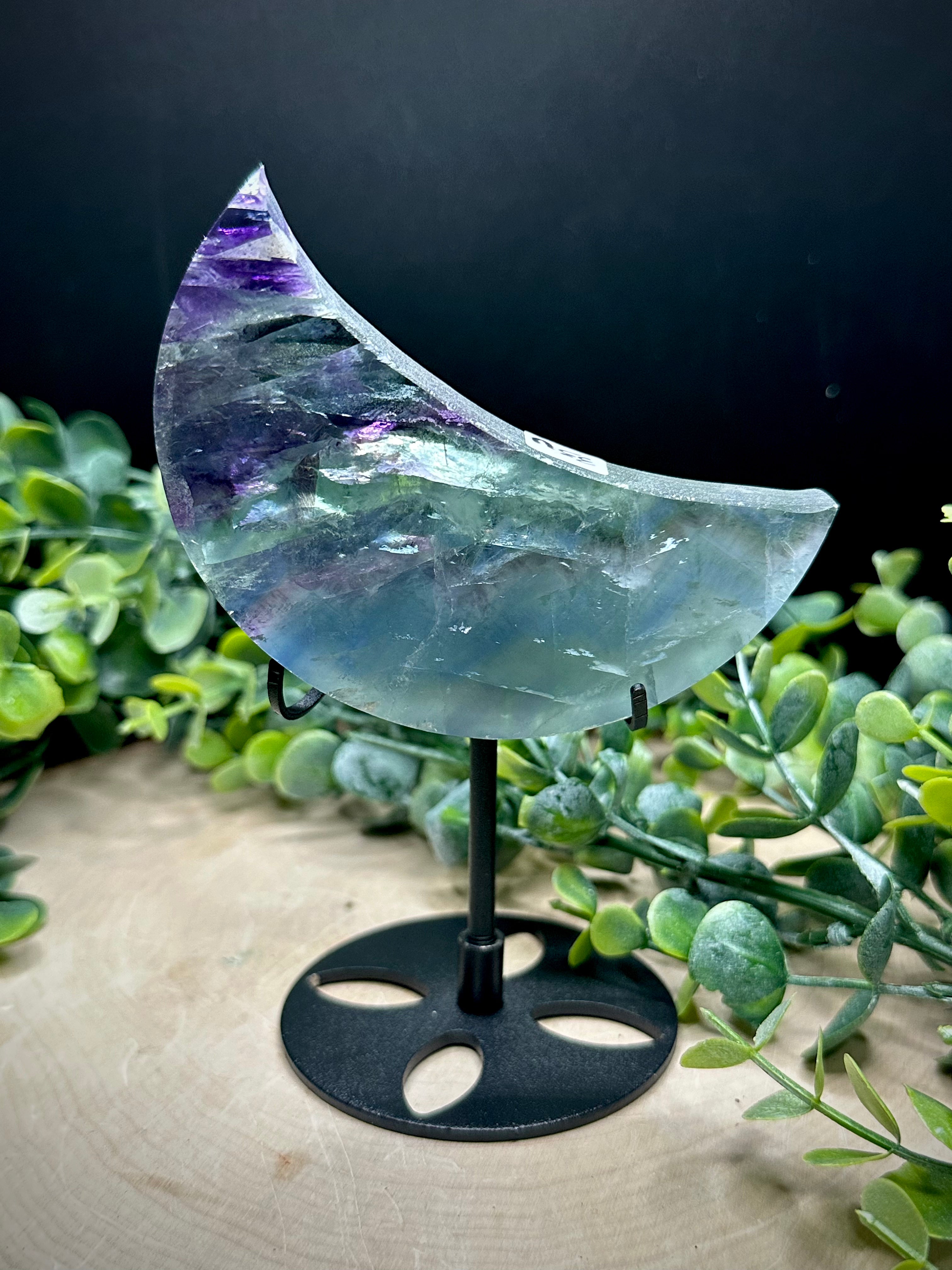 Fluorite Moon Carvings