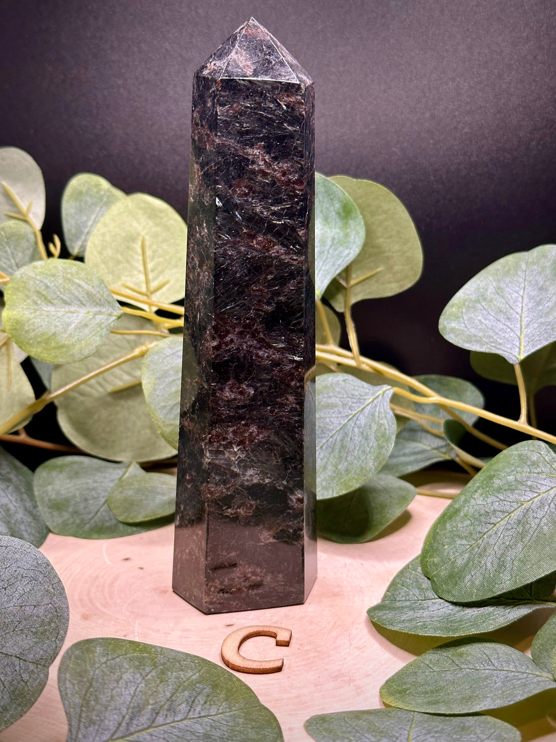 Natural Astrophyllite Obelisk Towers