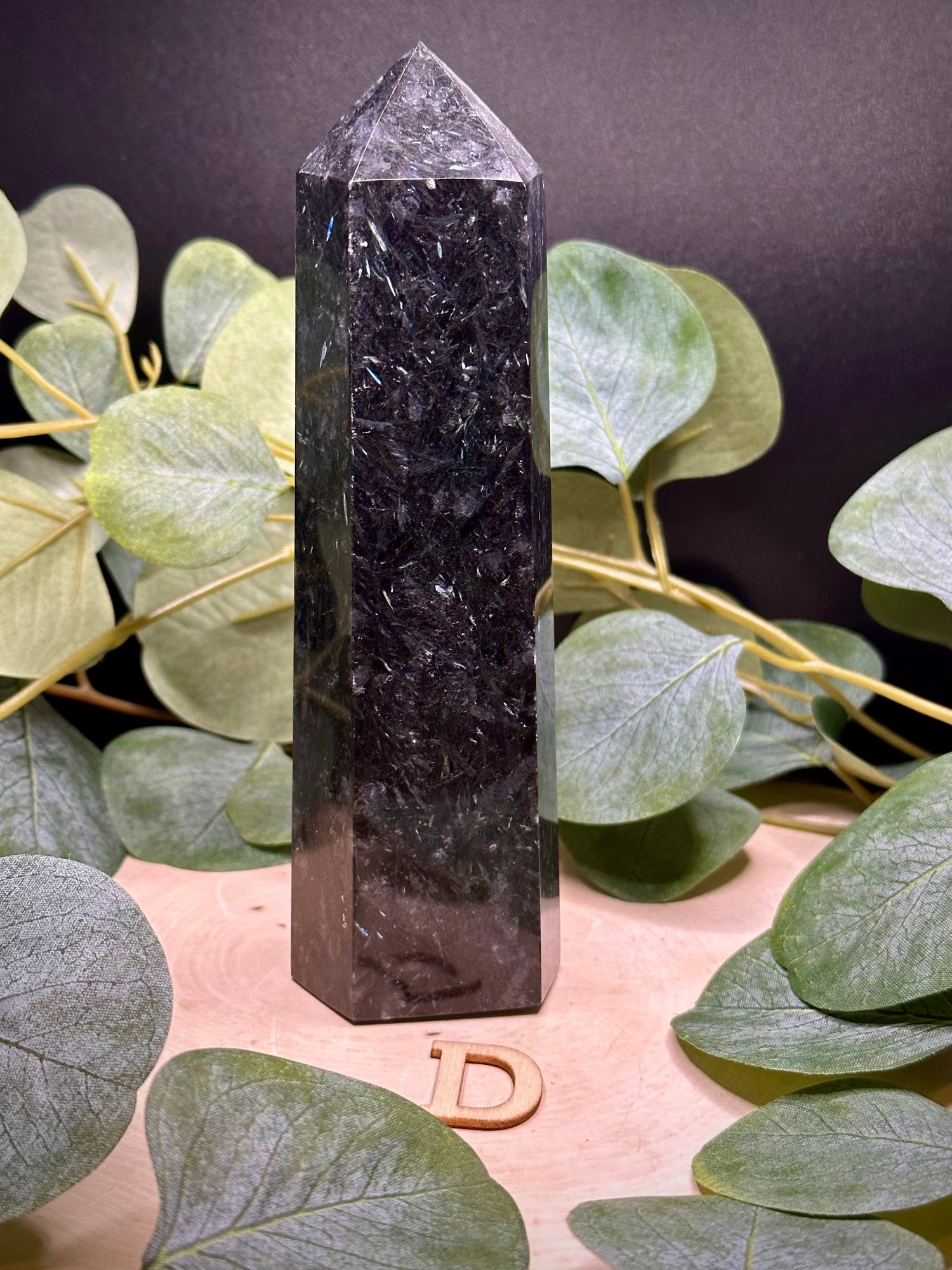 Natural Astrophyllite Obelisk Towers