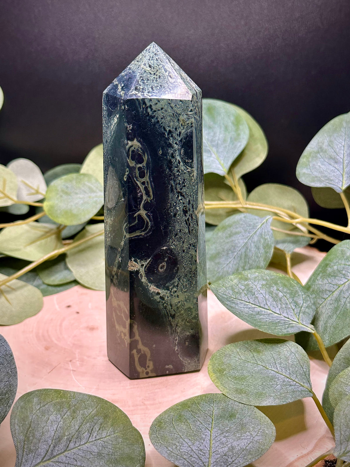 Kambaba Jasper Tower | Natural Stromatolite Fossil Tower | Madagascar
