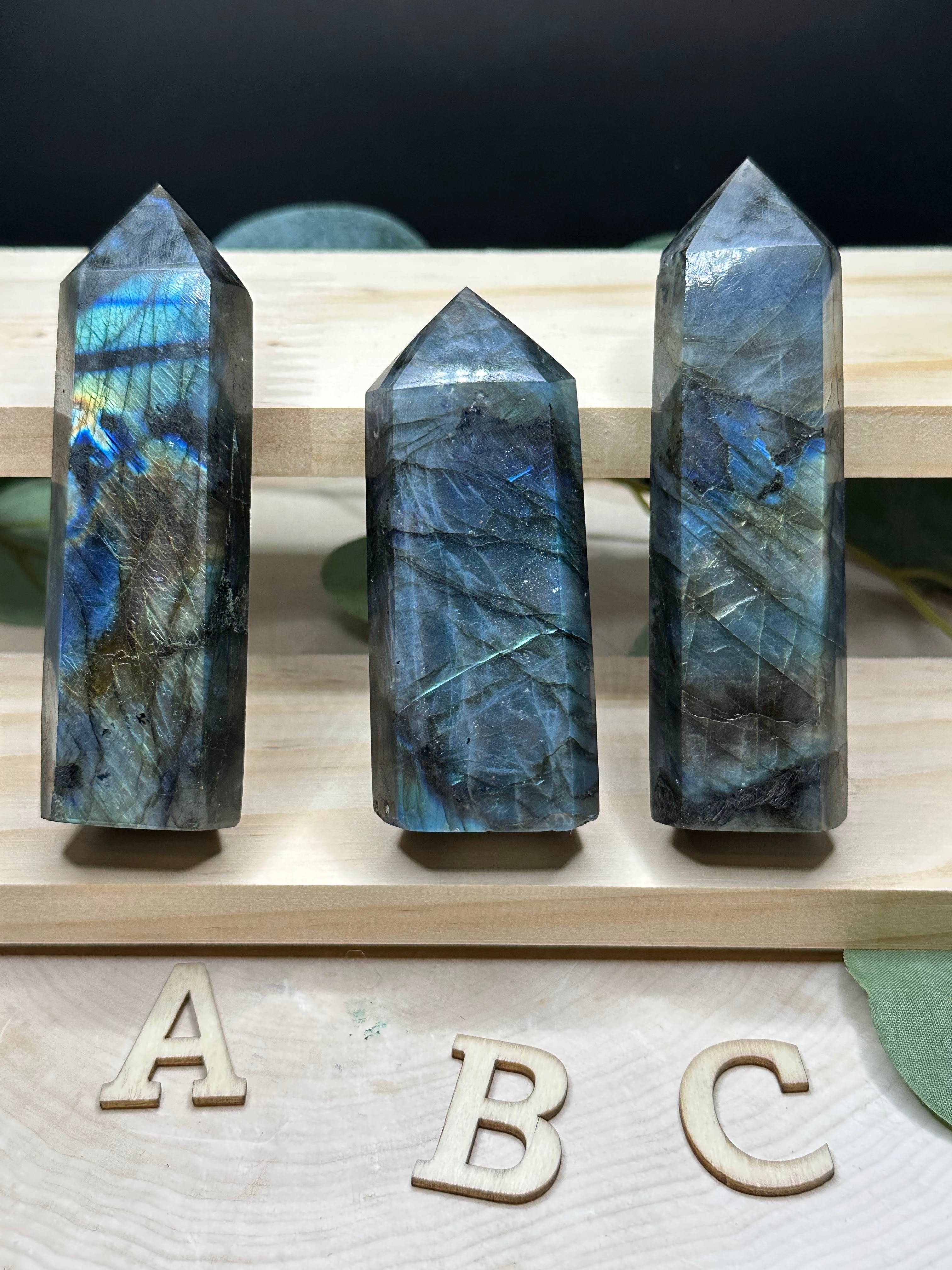 Labradorite Towers Super Flashy