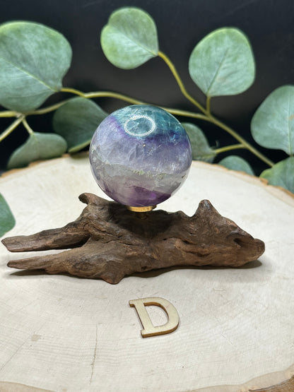 Rainbow fluorite Spheres