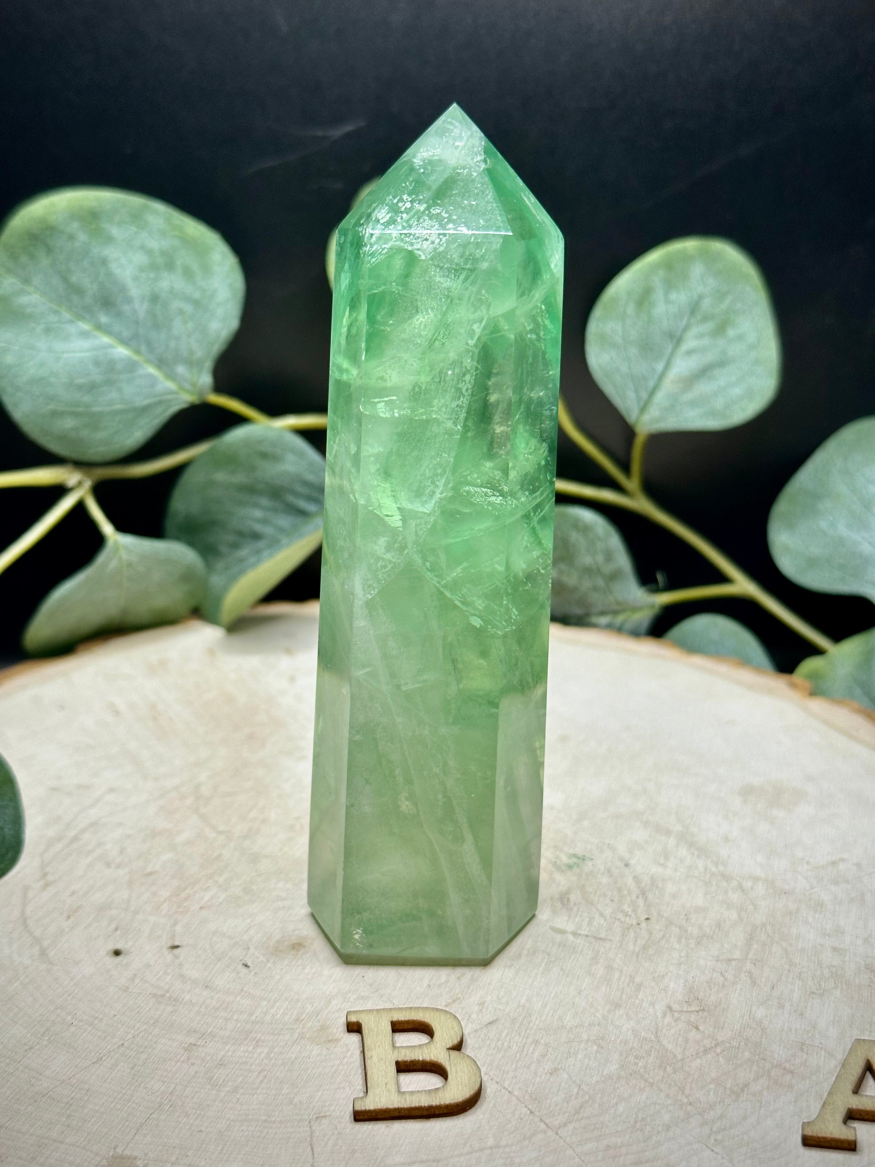 Green Baja Blast Fluorite Towers