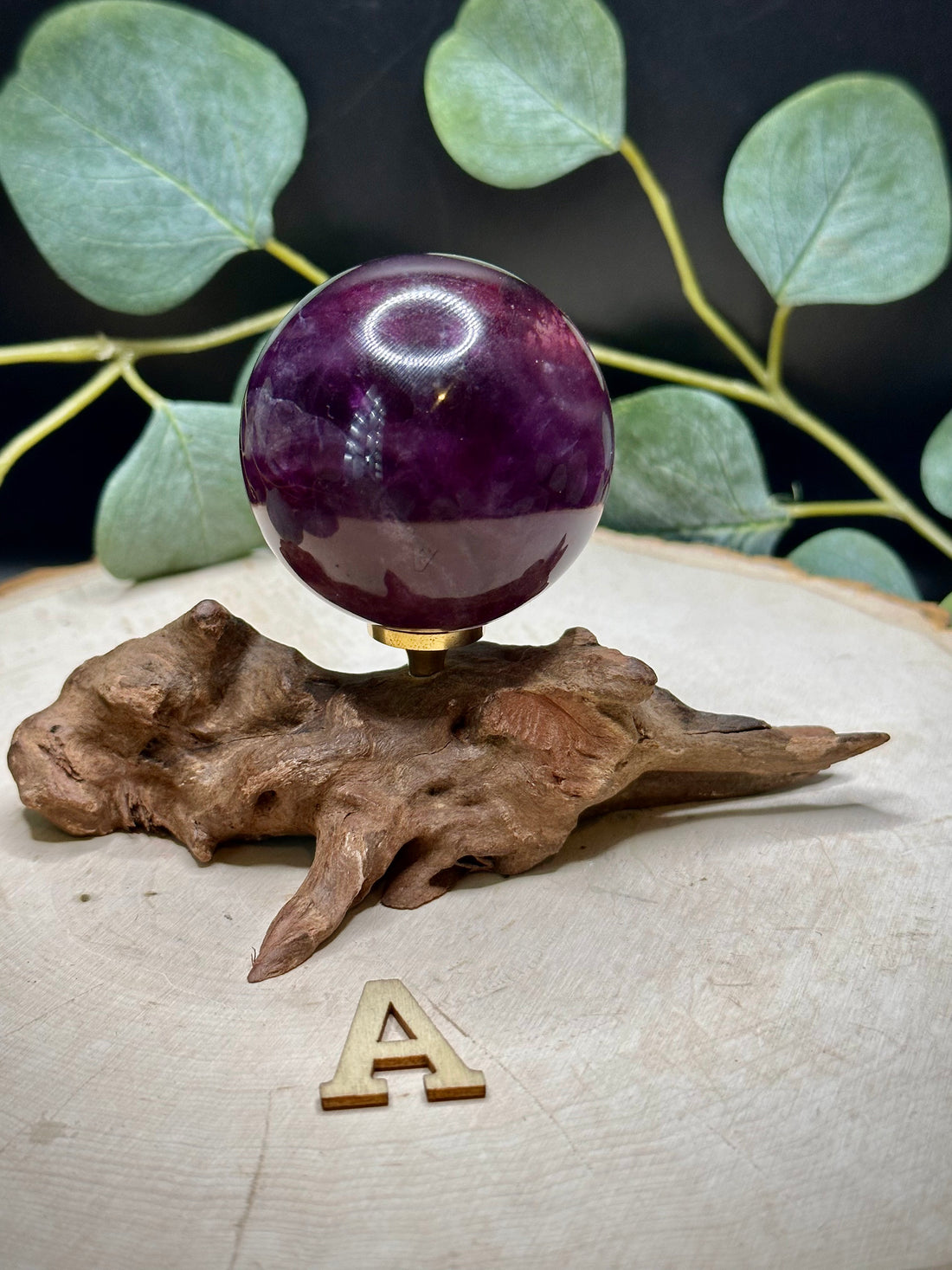 Magenta Fluorite Spheres