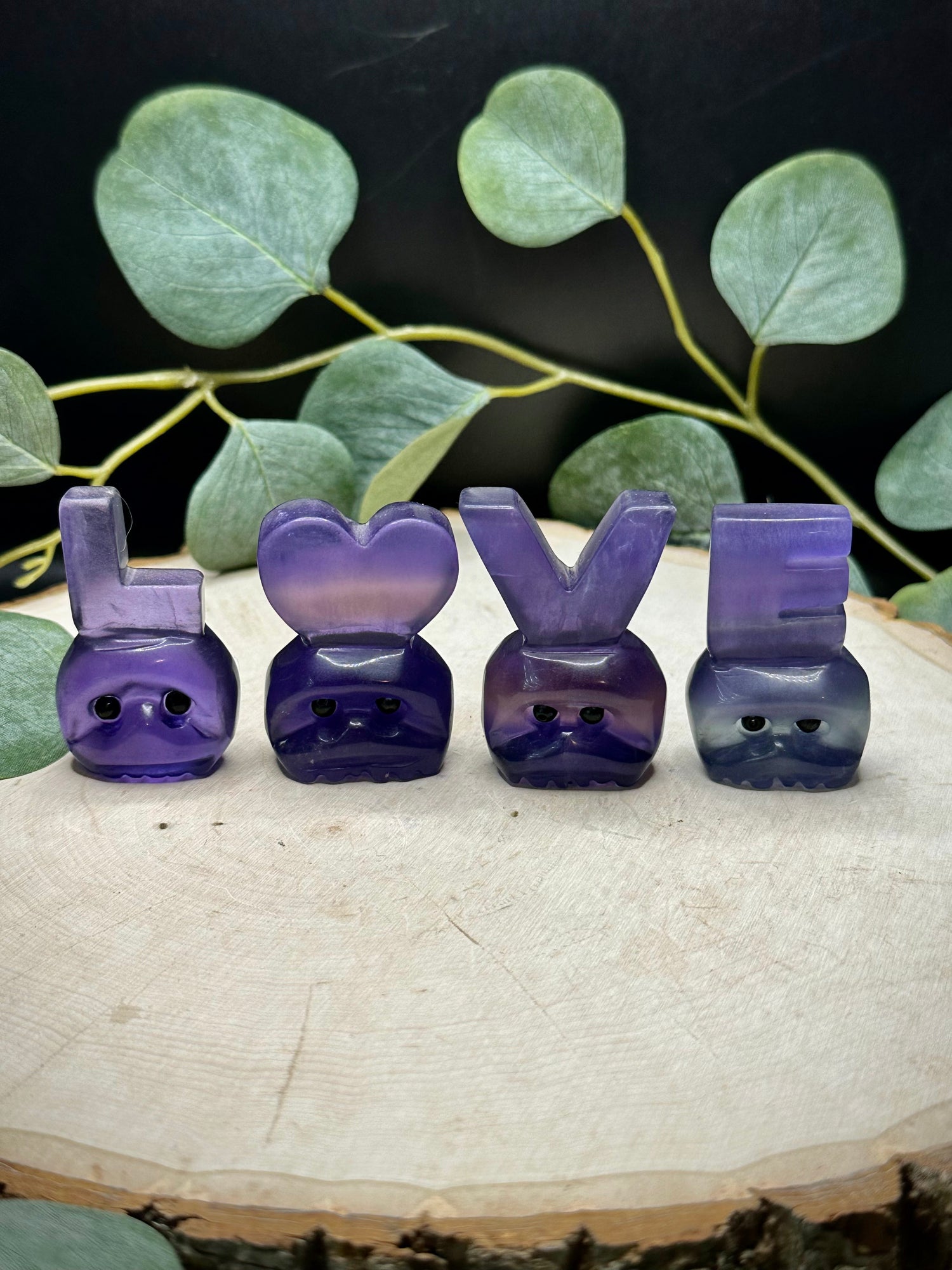 Love Fluorite Carving Set