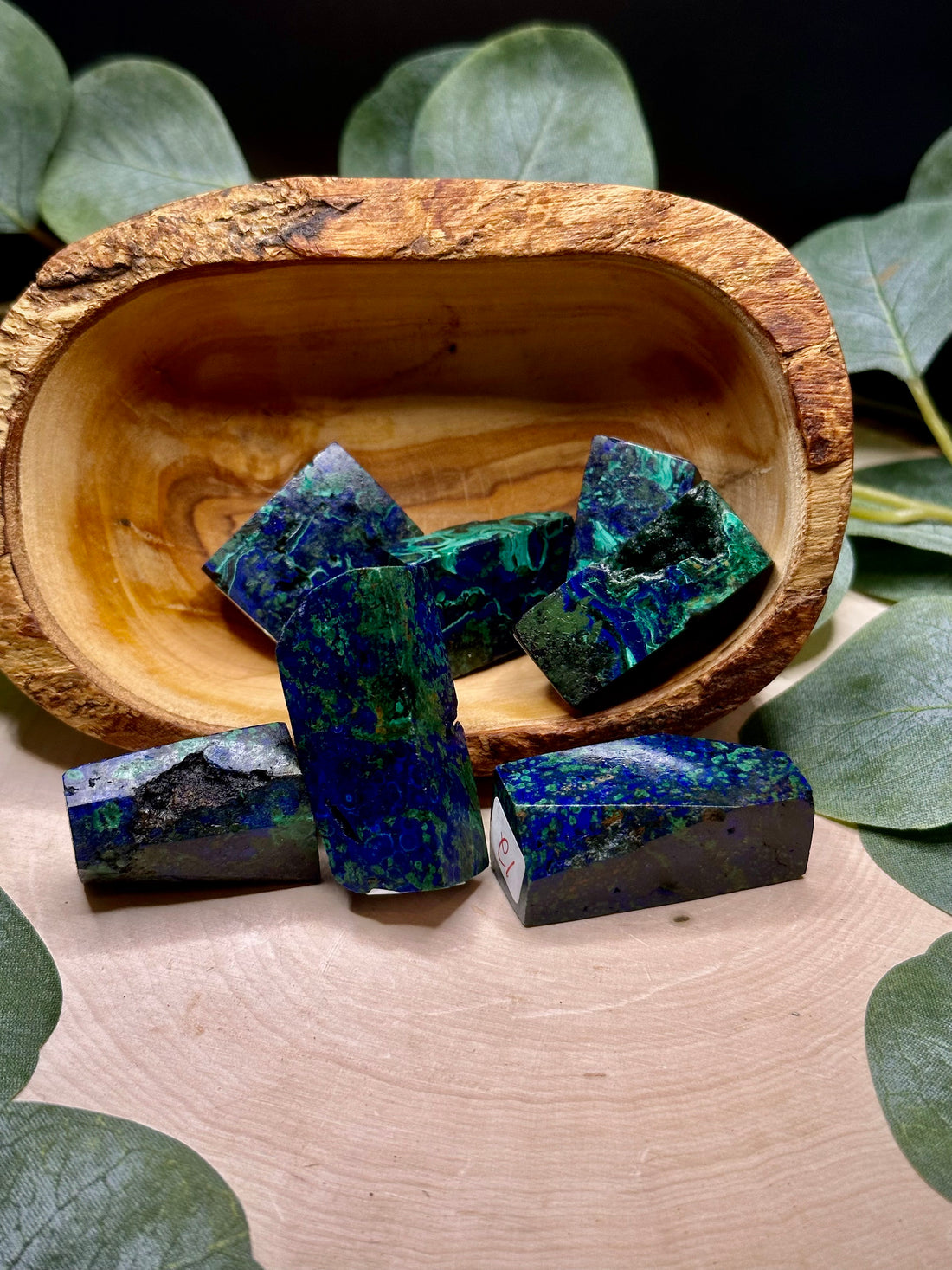 Malachite &amp; Azurite Cuboids