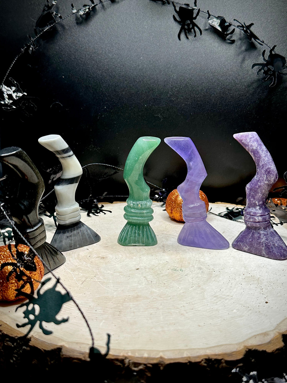 Broom Carvings