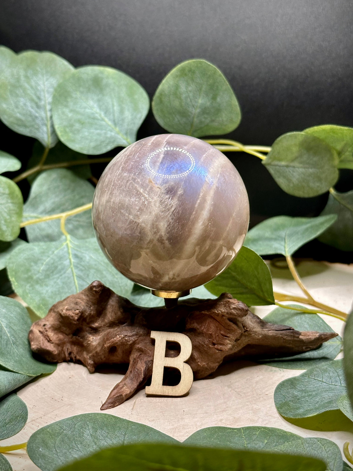 High Flash Moonstone Spheres | Premium Natural Moonstone Crystal Spheres - Still Water Crystals