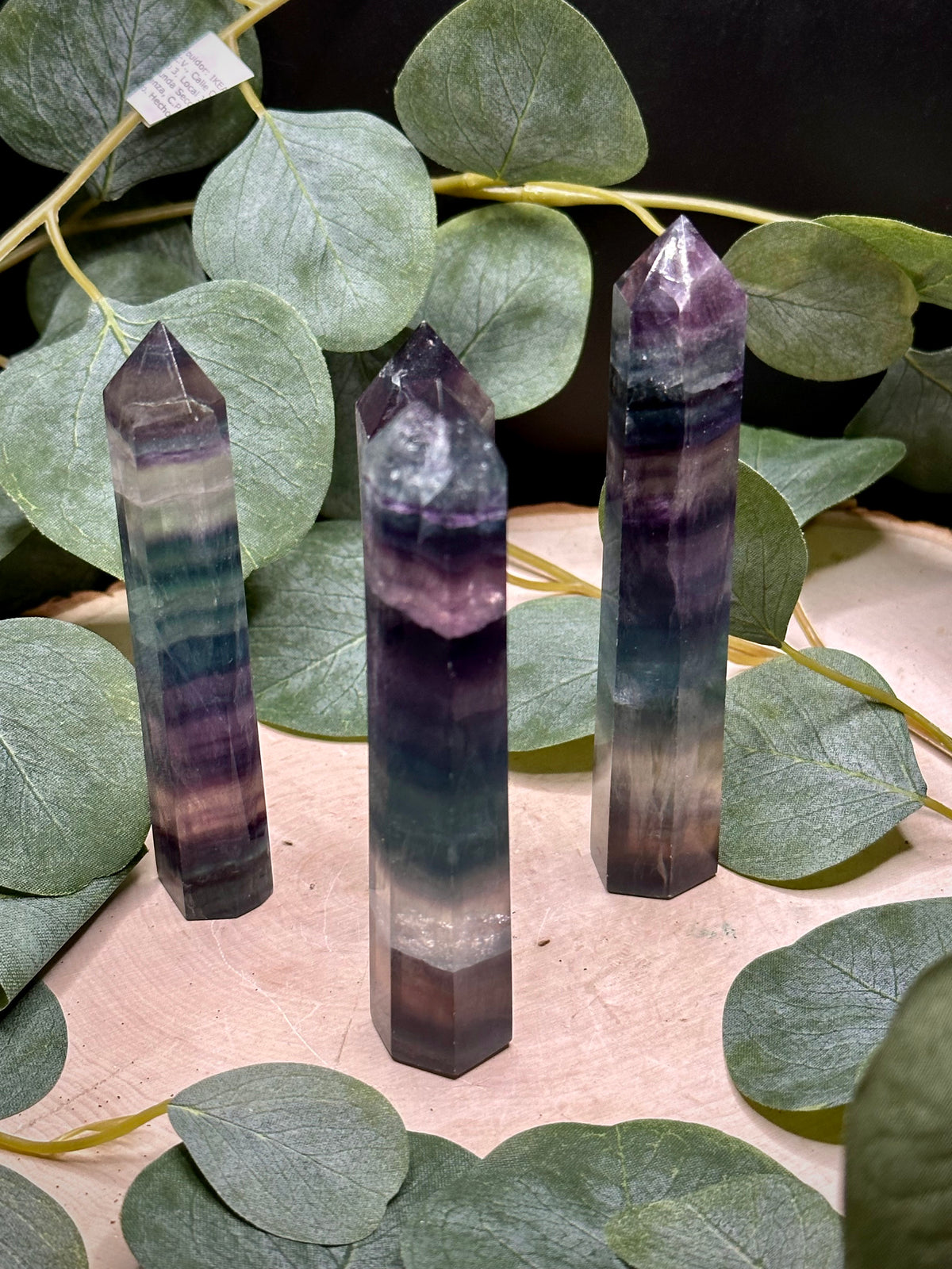 Rainbow Fluorite Tower | Natural Fluorite Crystal Tower | Small Fluorite Point | Clearance Collection - Still Water Crystals