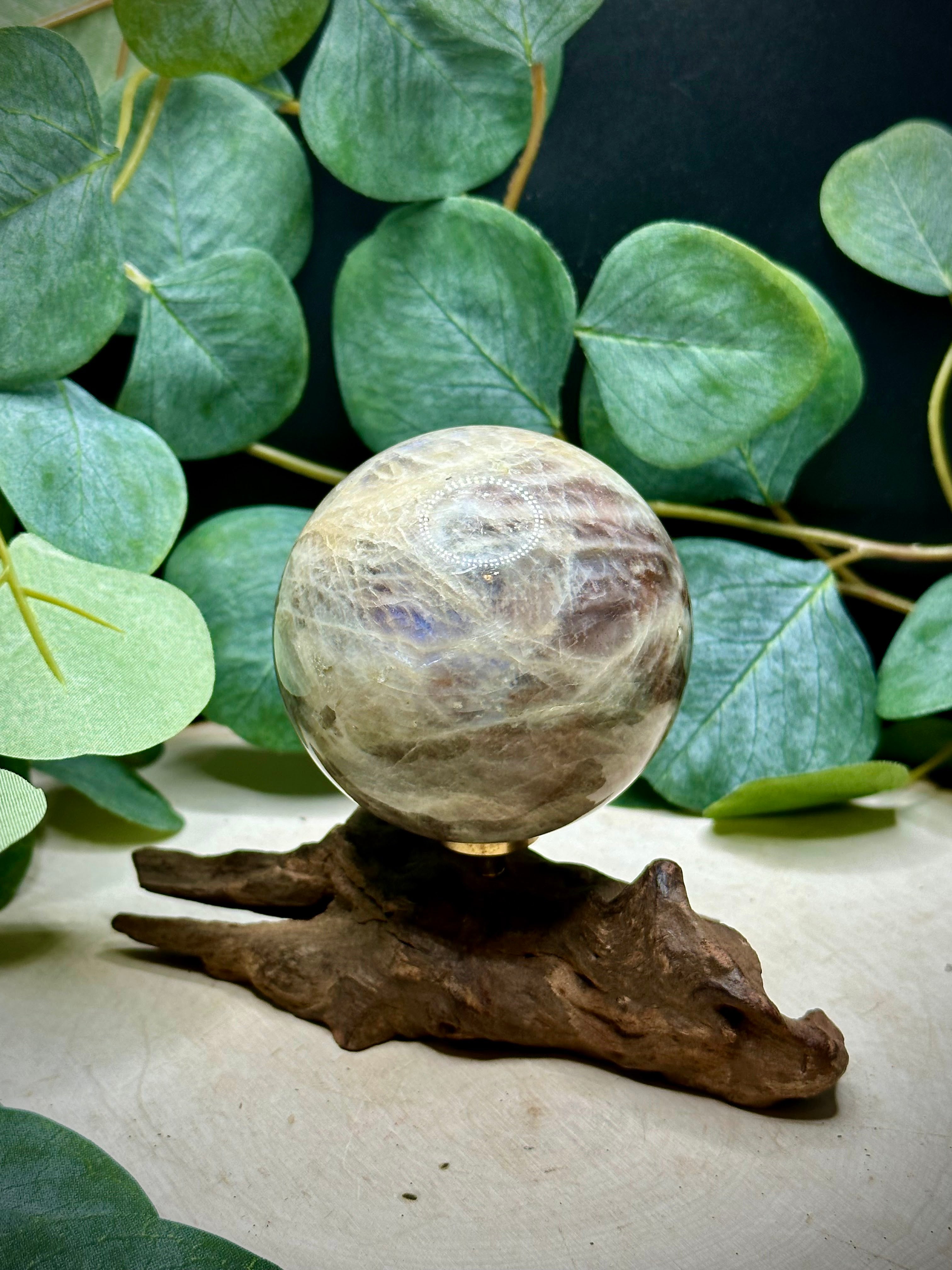 Moonstone w/ Sunstone Spheres