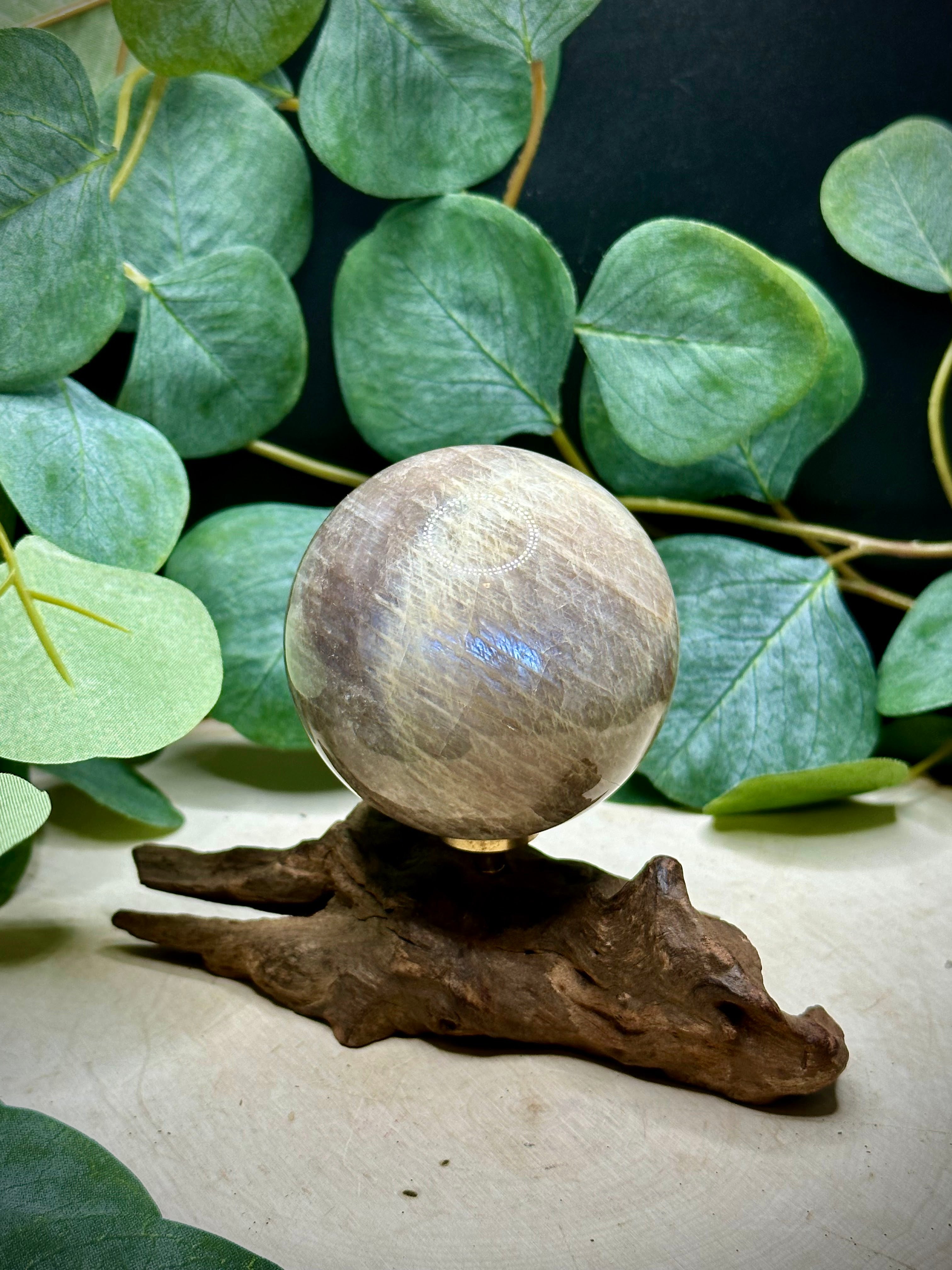 Moonstone w/ Sunstone Spheres