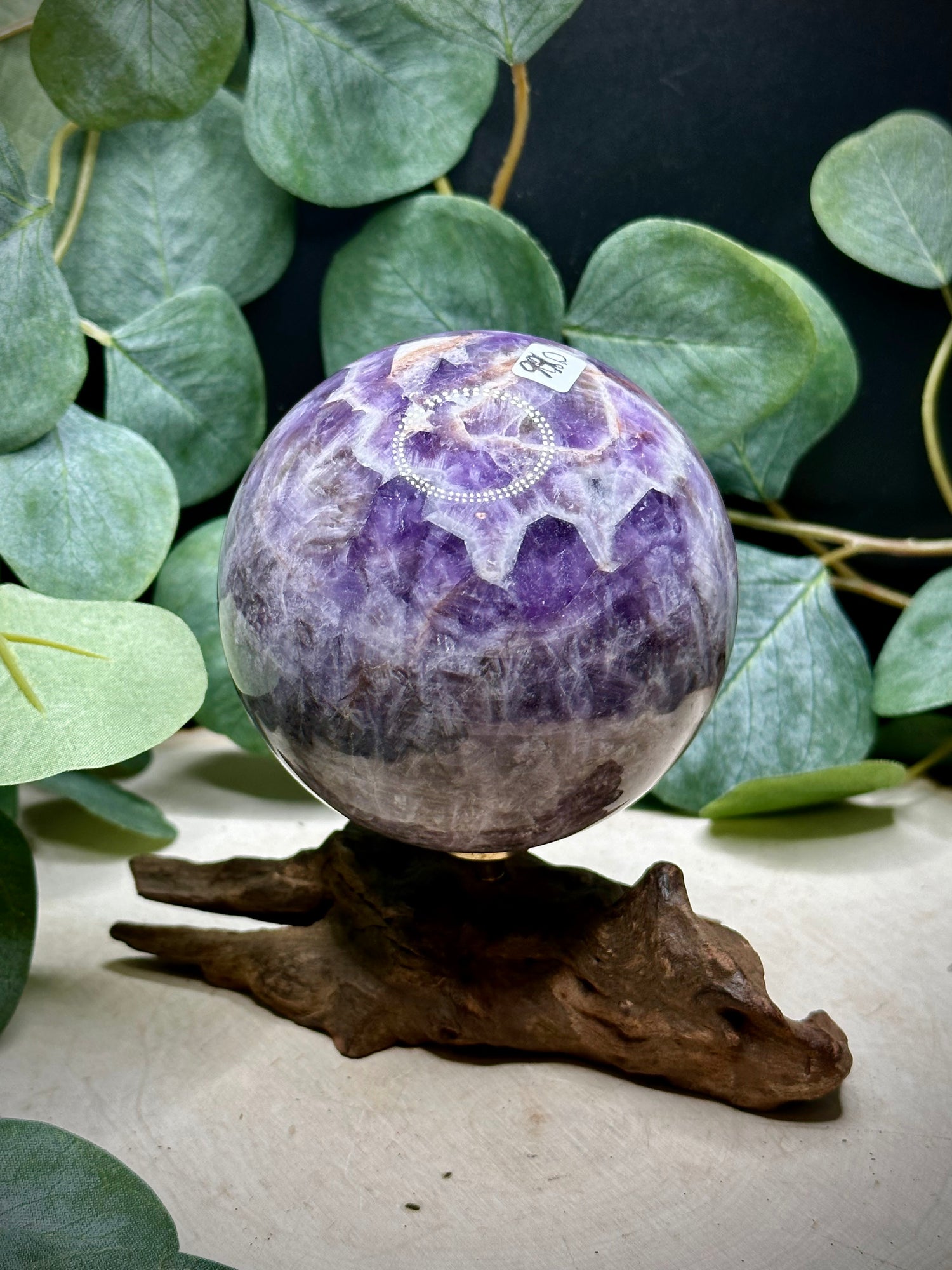 Chevron Amethyst Spheres