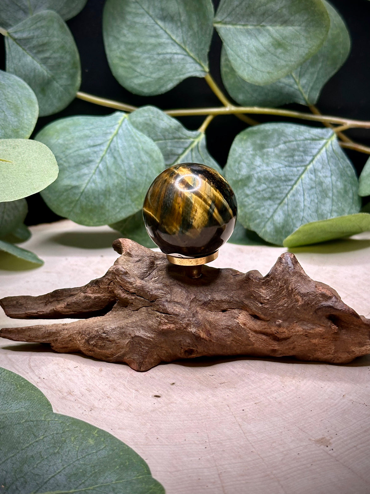 Small Tiger’s Eye Spheres | Natural Chatoyant Quartz Spheres
