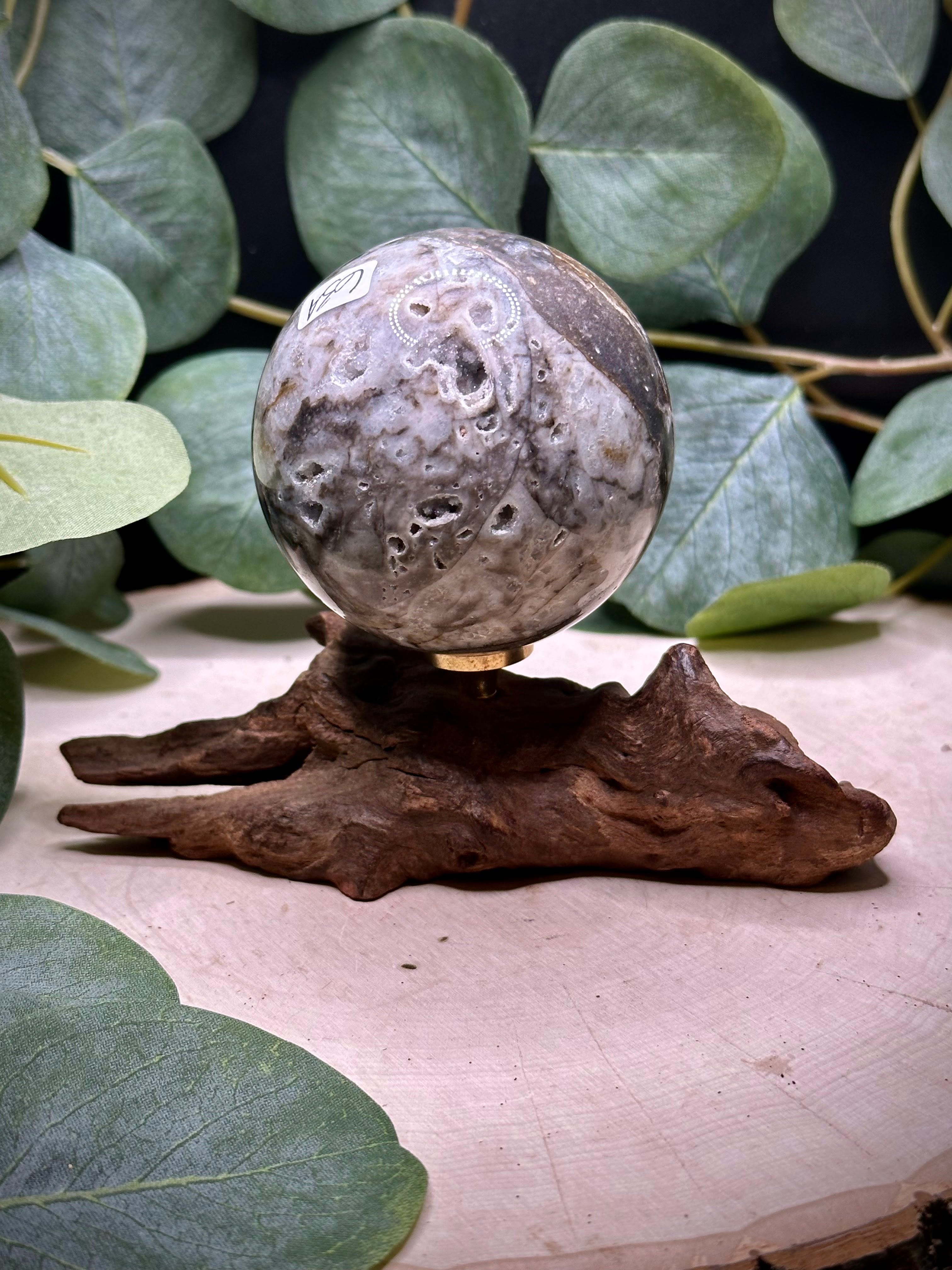 Sphalerite Spheres with Druzy