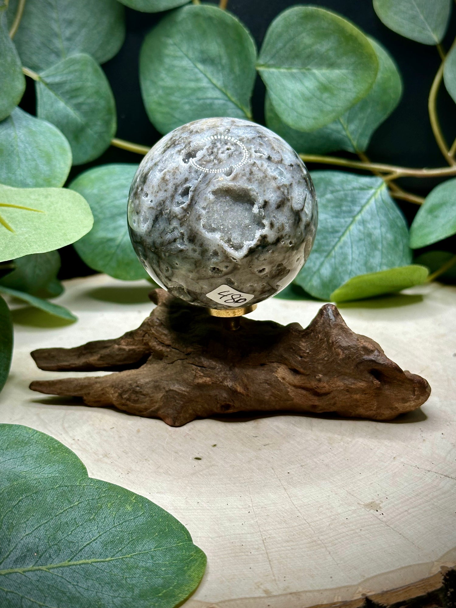 Sphalerite Spheres with Druzy