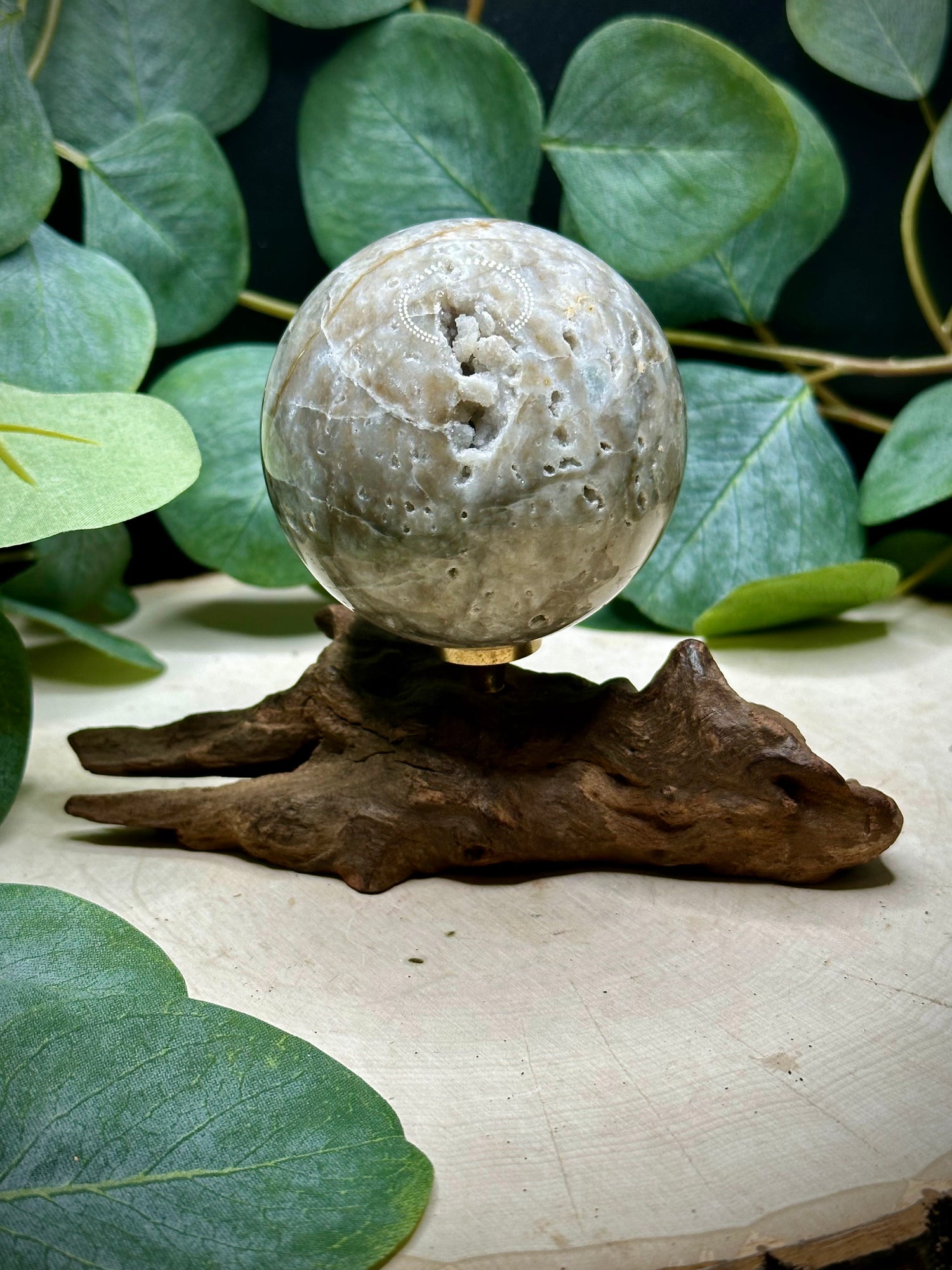 Sphalerite Spheres with Druzy