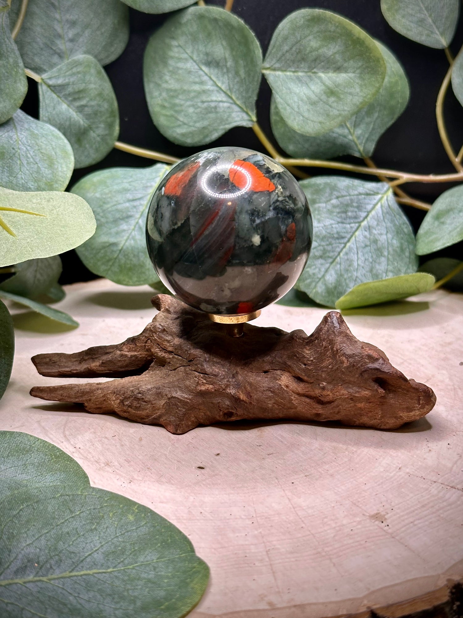 African Bloodstone Spheres