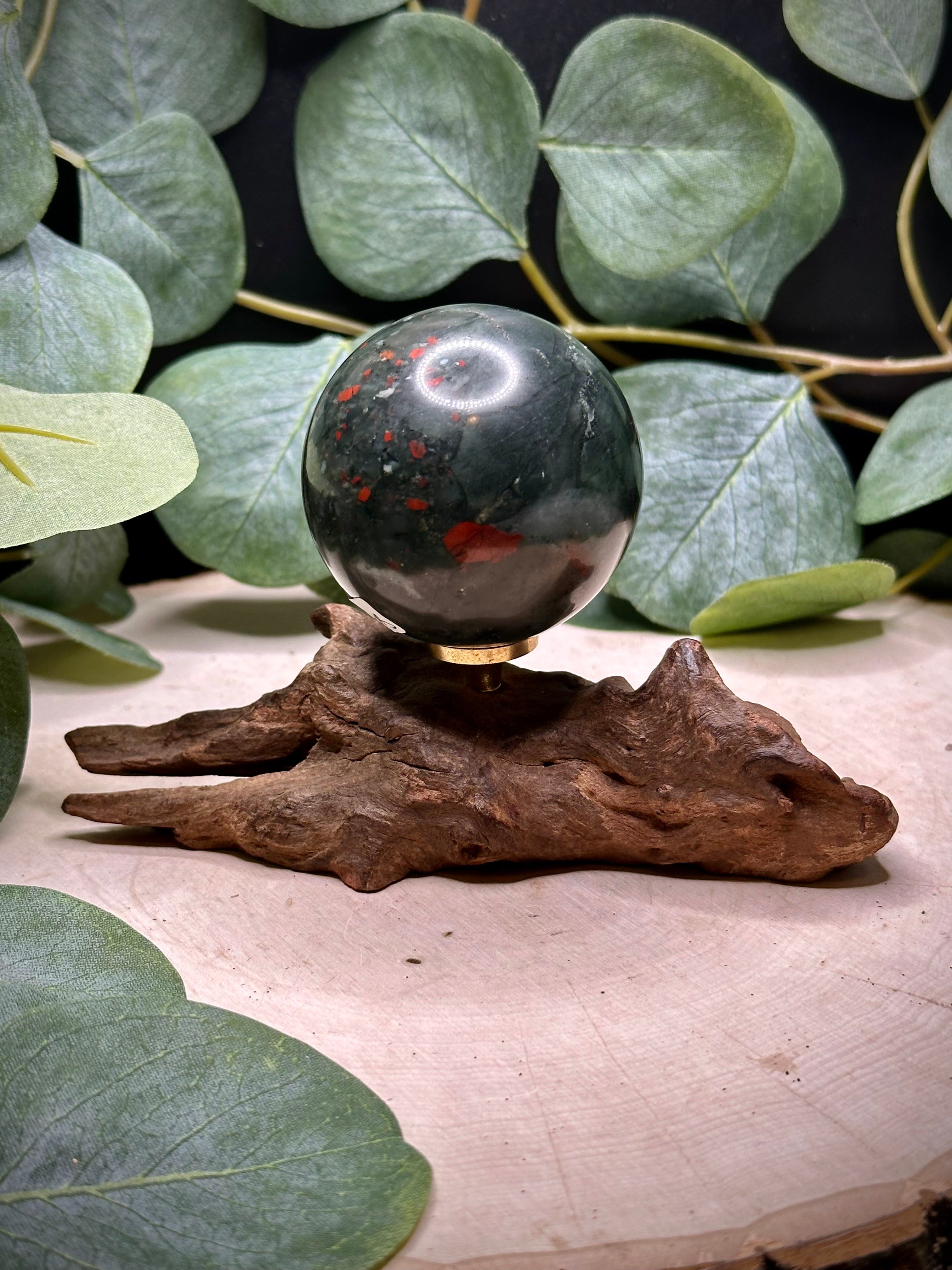 African Bloodstone Spheres