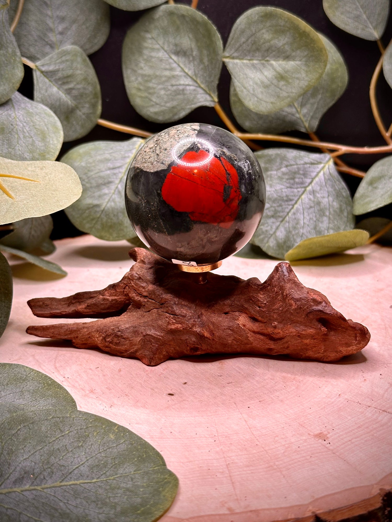 African Bloodstone Spheres