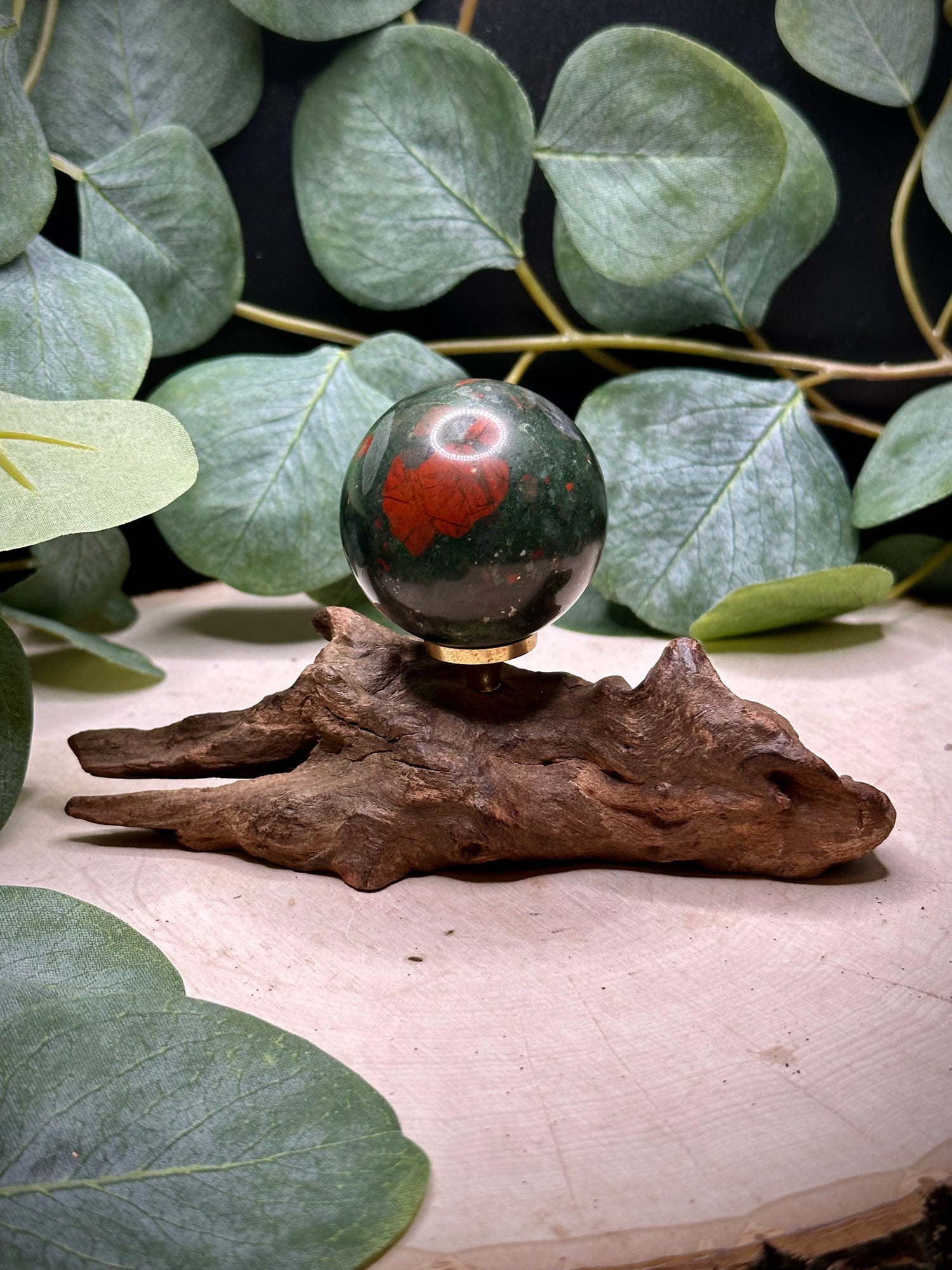 African Bloodstone Spheres