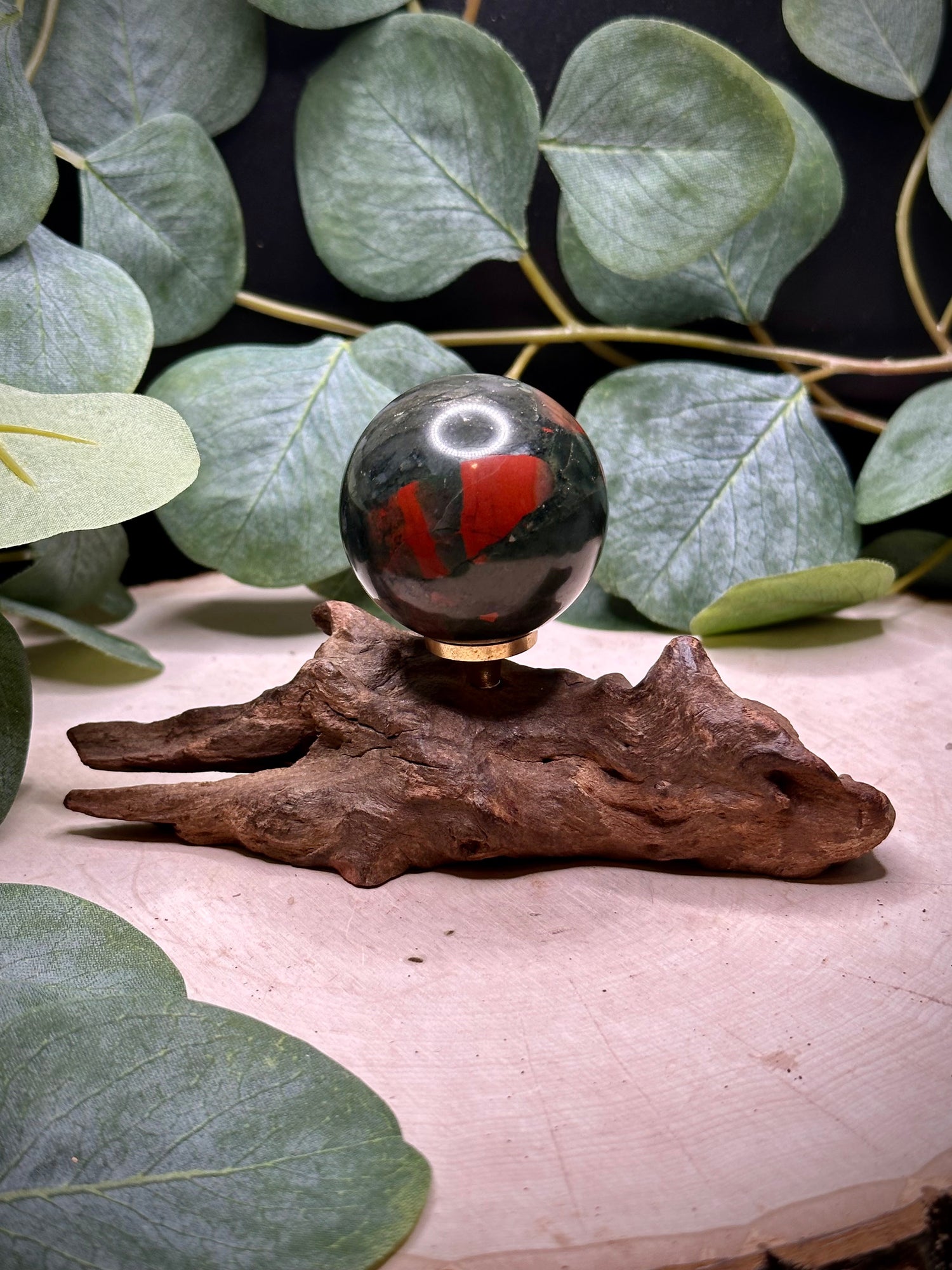 African Bloodstone Spheres