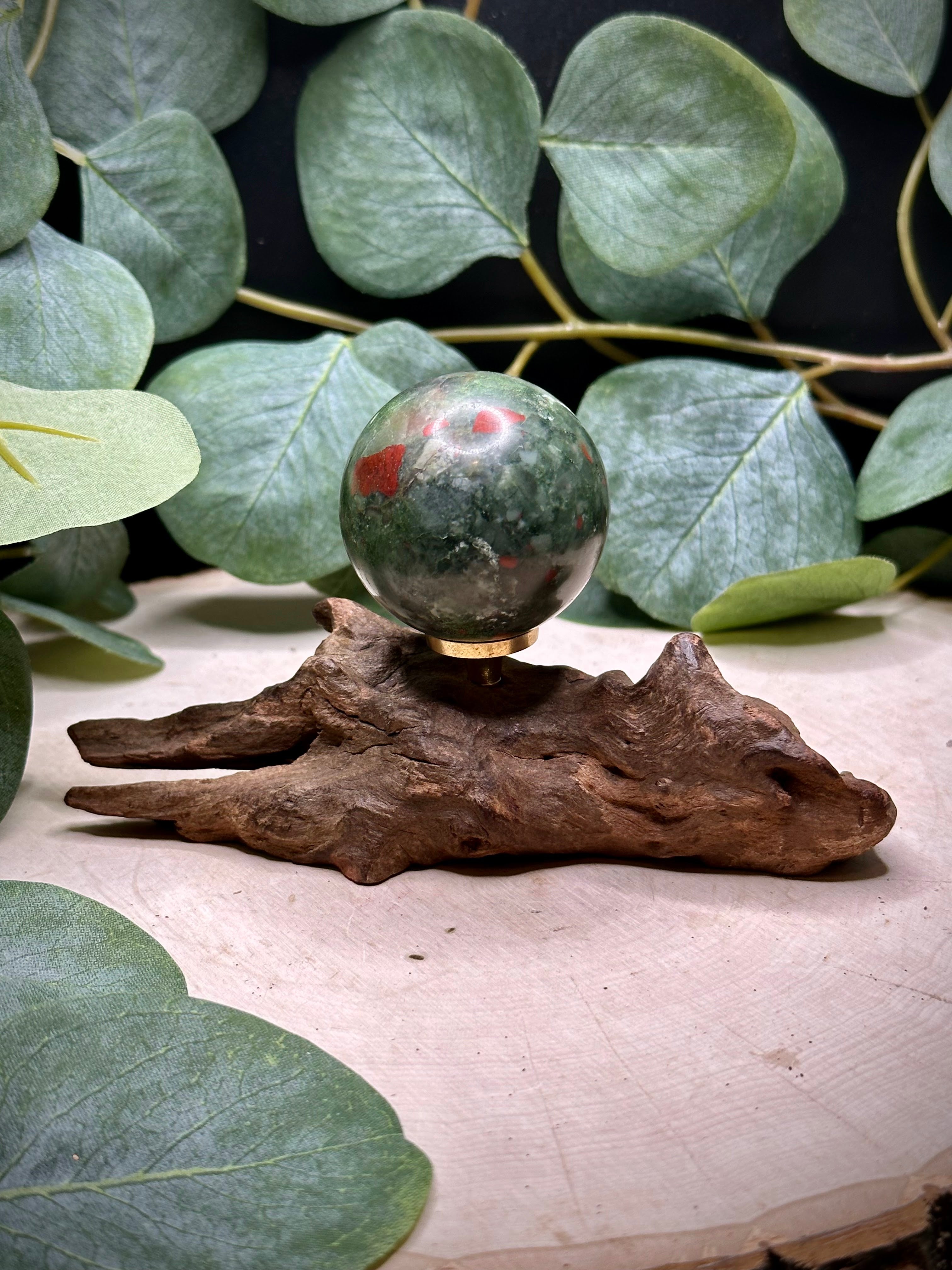 African Bloodstone Spheres