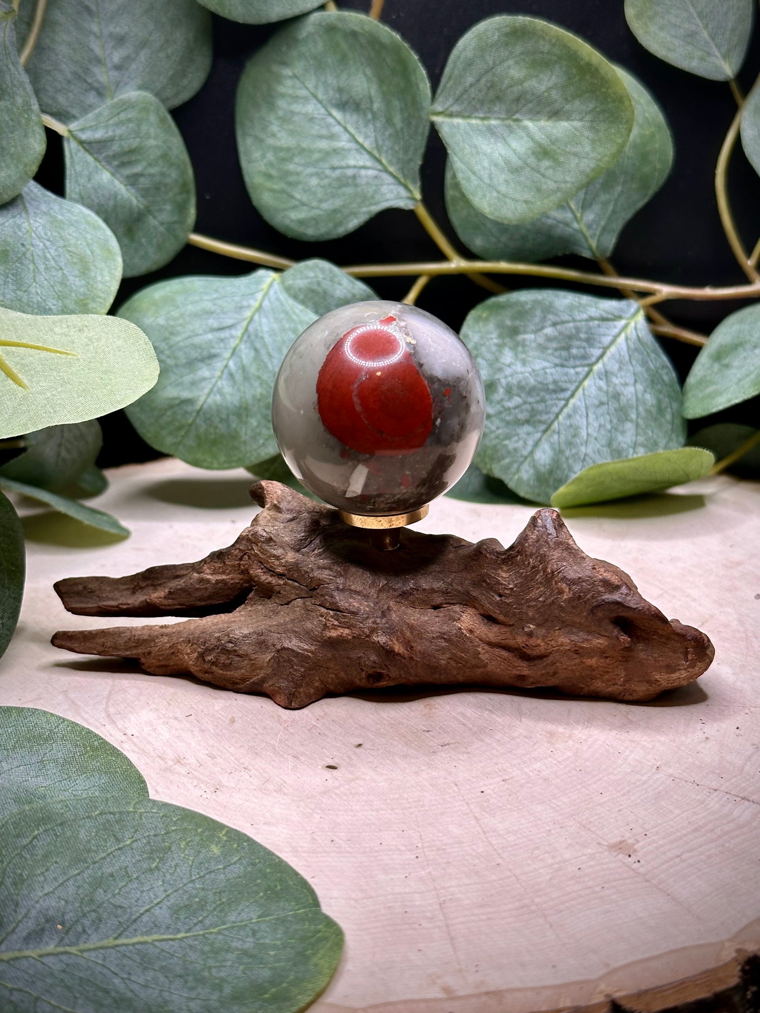 African Bloodstone Spheres