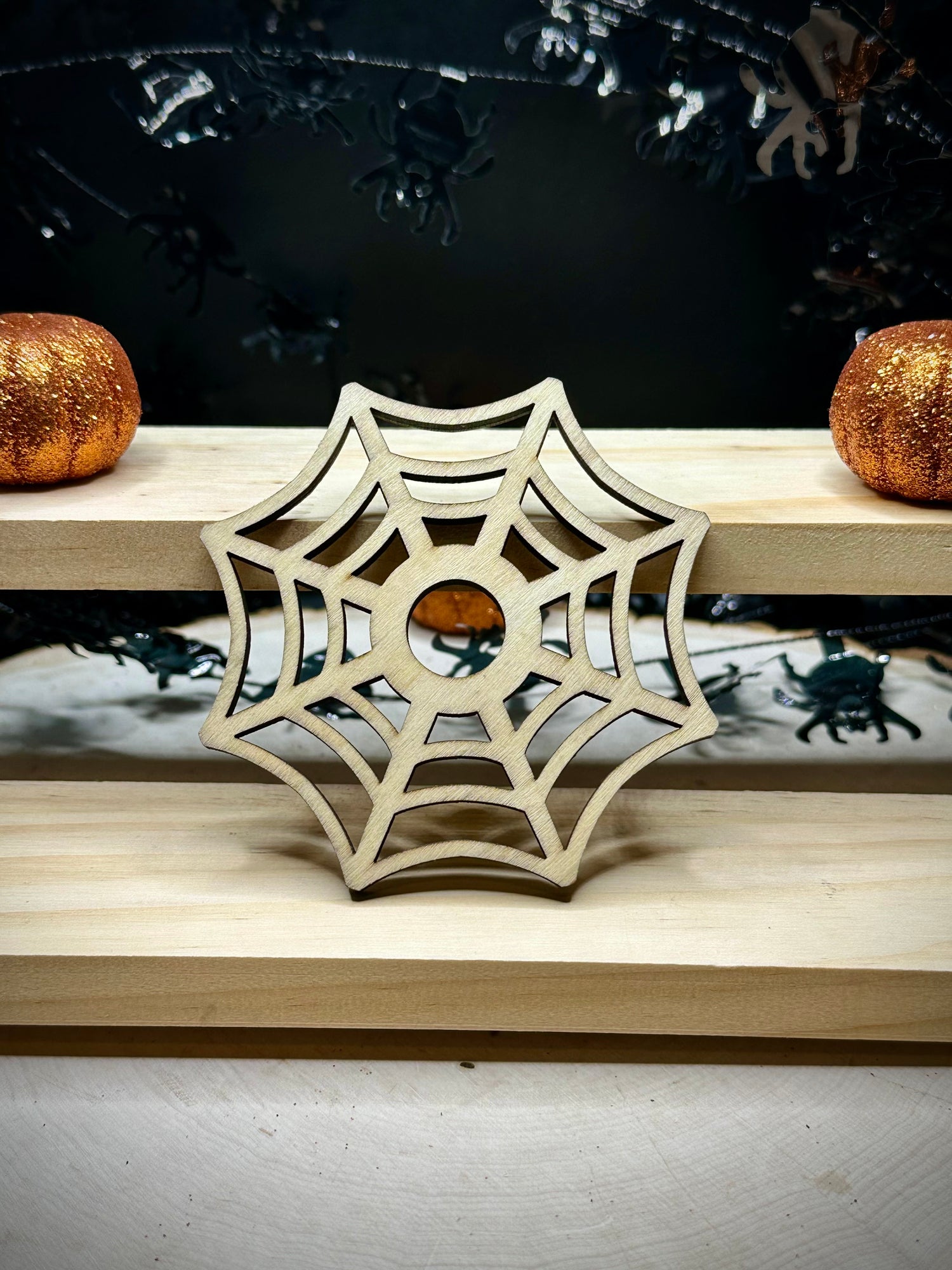 Spooky Wooden Sphere Holders