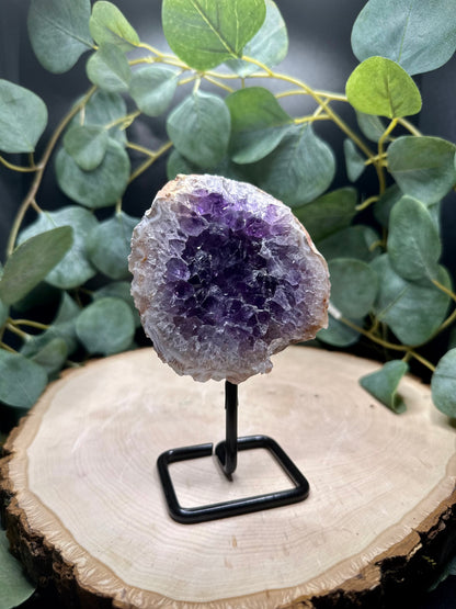 Amethyst Geodes on Stand