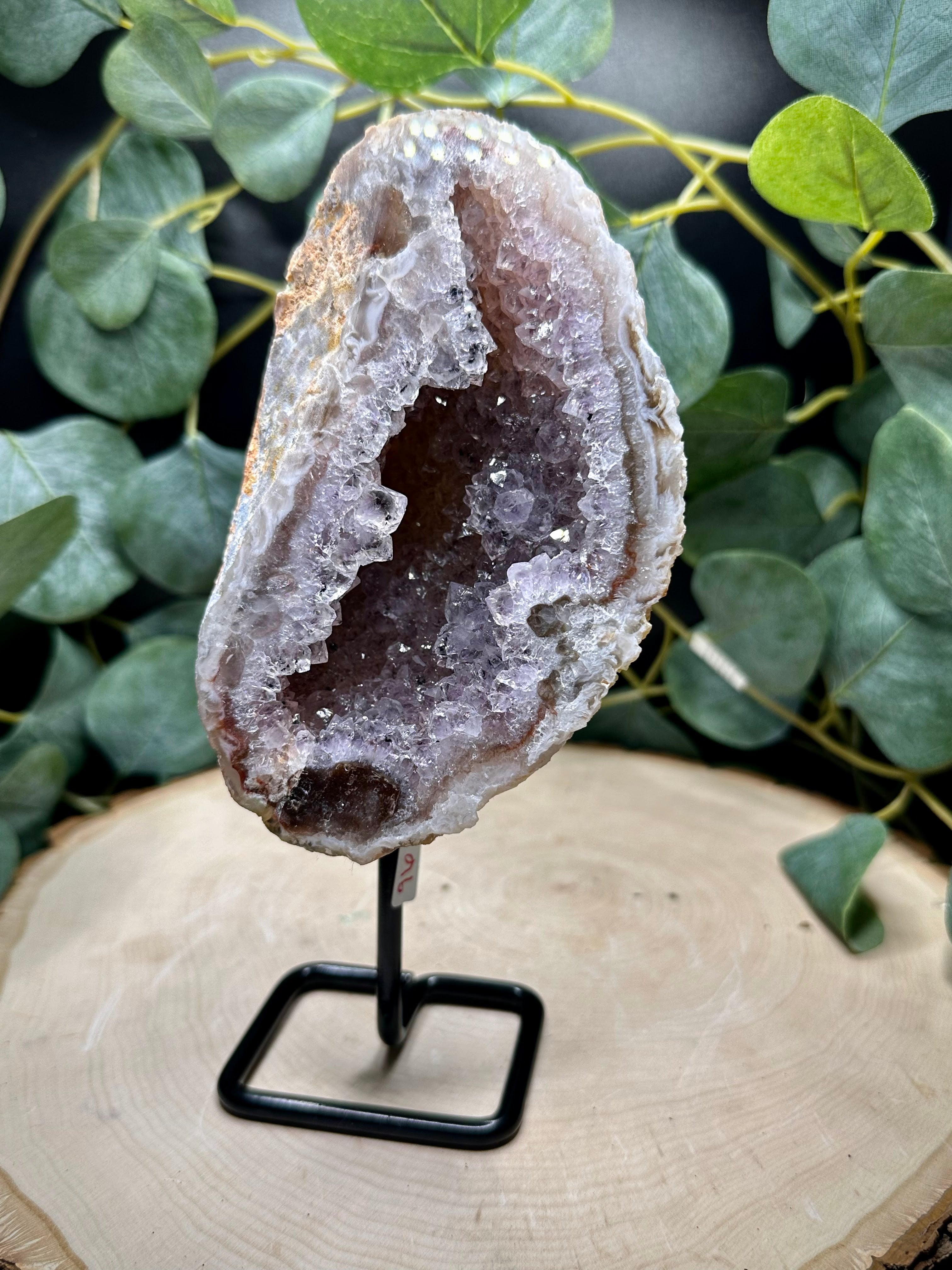 Amethyst Geodes on Stand